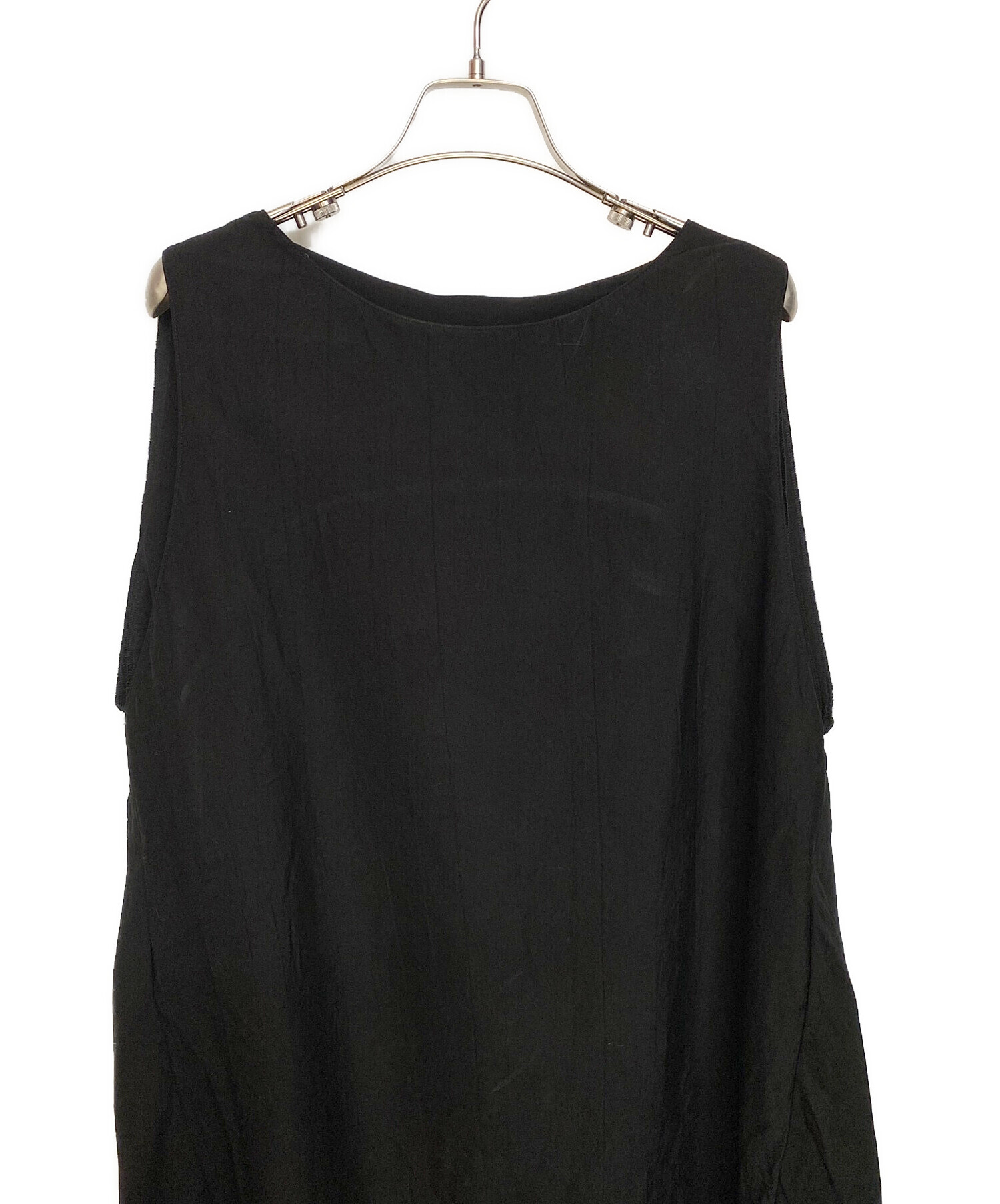 中古・古着通販】LIMI feu (リミフゥ) 変形ワンピース ブラック サイズ  