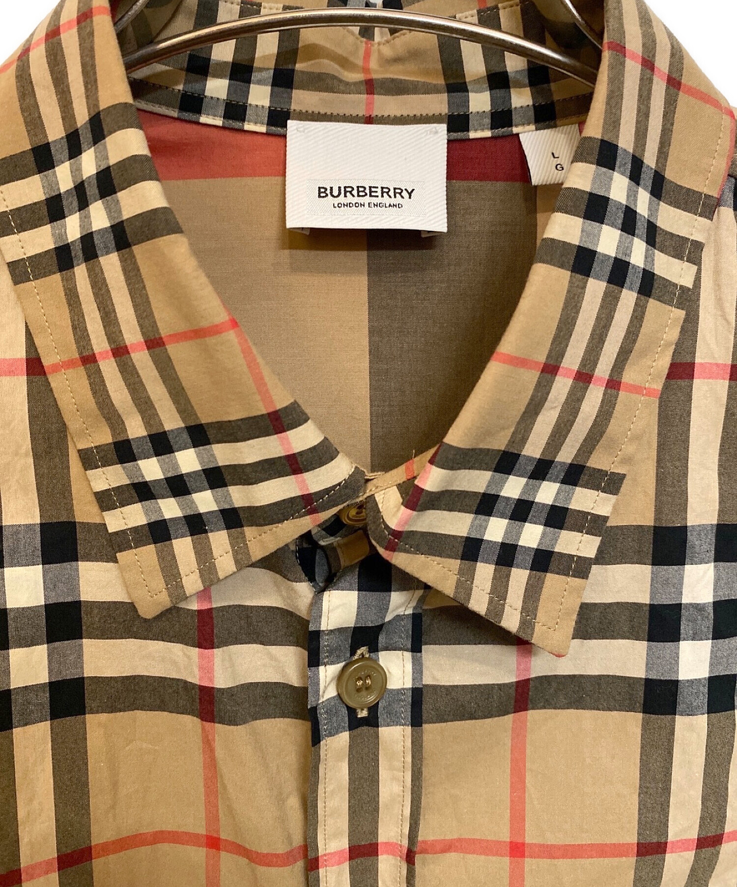 Burberry London ビンテージ切り替えシャツ ファッション