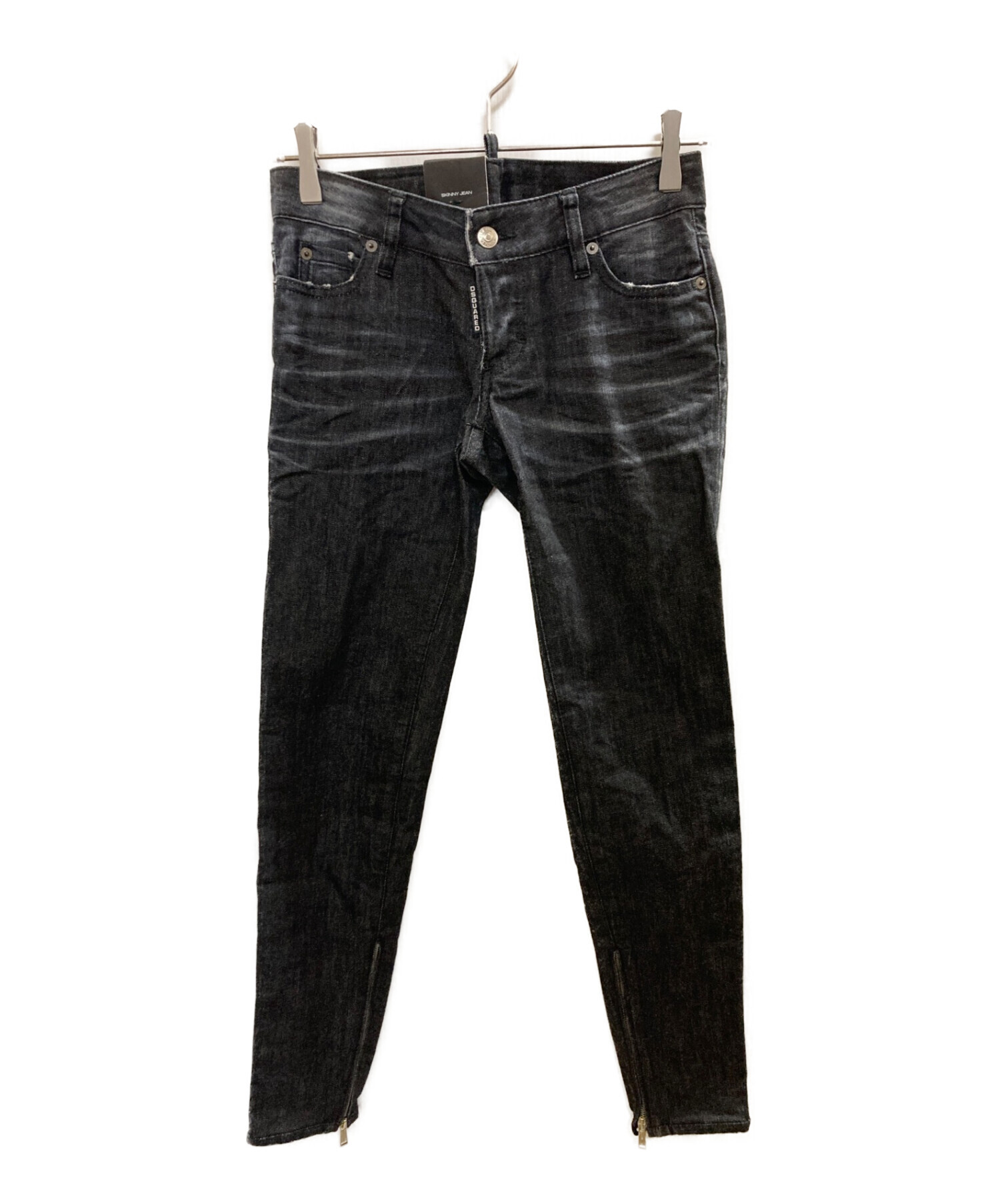 DSQUARED ブラックデニムパンツ 38 ディースクエアード
