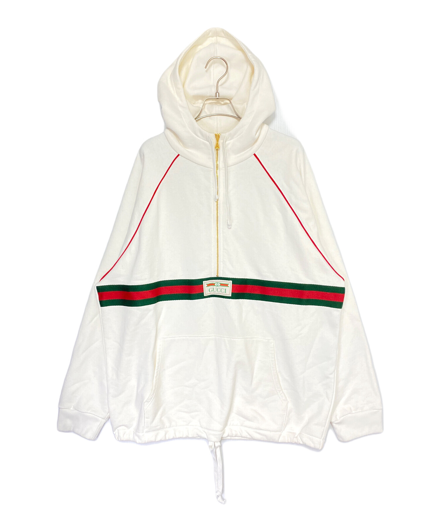 中古・古着通販】GUCCI (グッチ) ウェブ＆GUCCI ラベル付き スウェット 