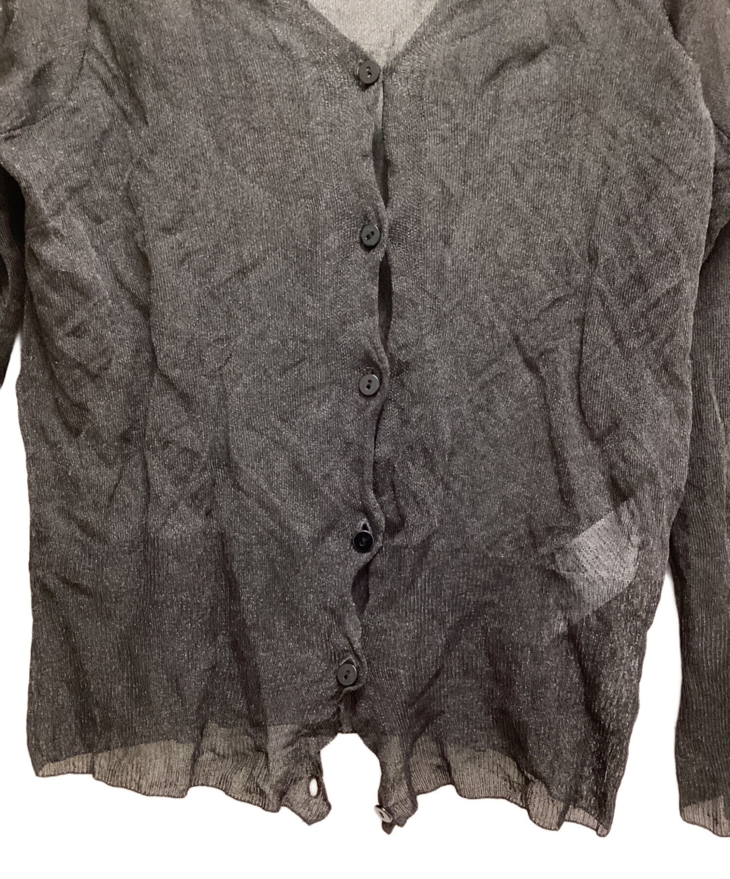 中古・古着通販】Maison Margiela (メゾンマルジェラ) Sheer cardigan  