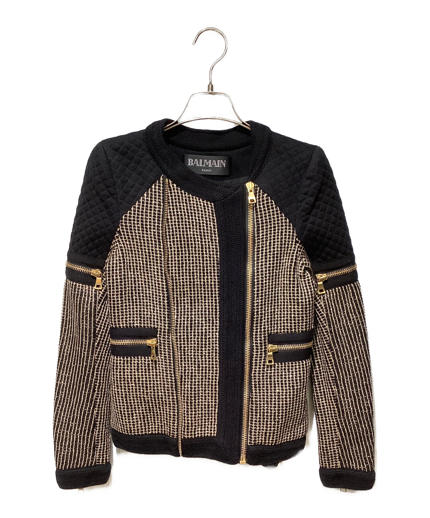 中古・古着通販】BALMAIN (バルマン) zip-up jacket（ジップアップ 