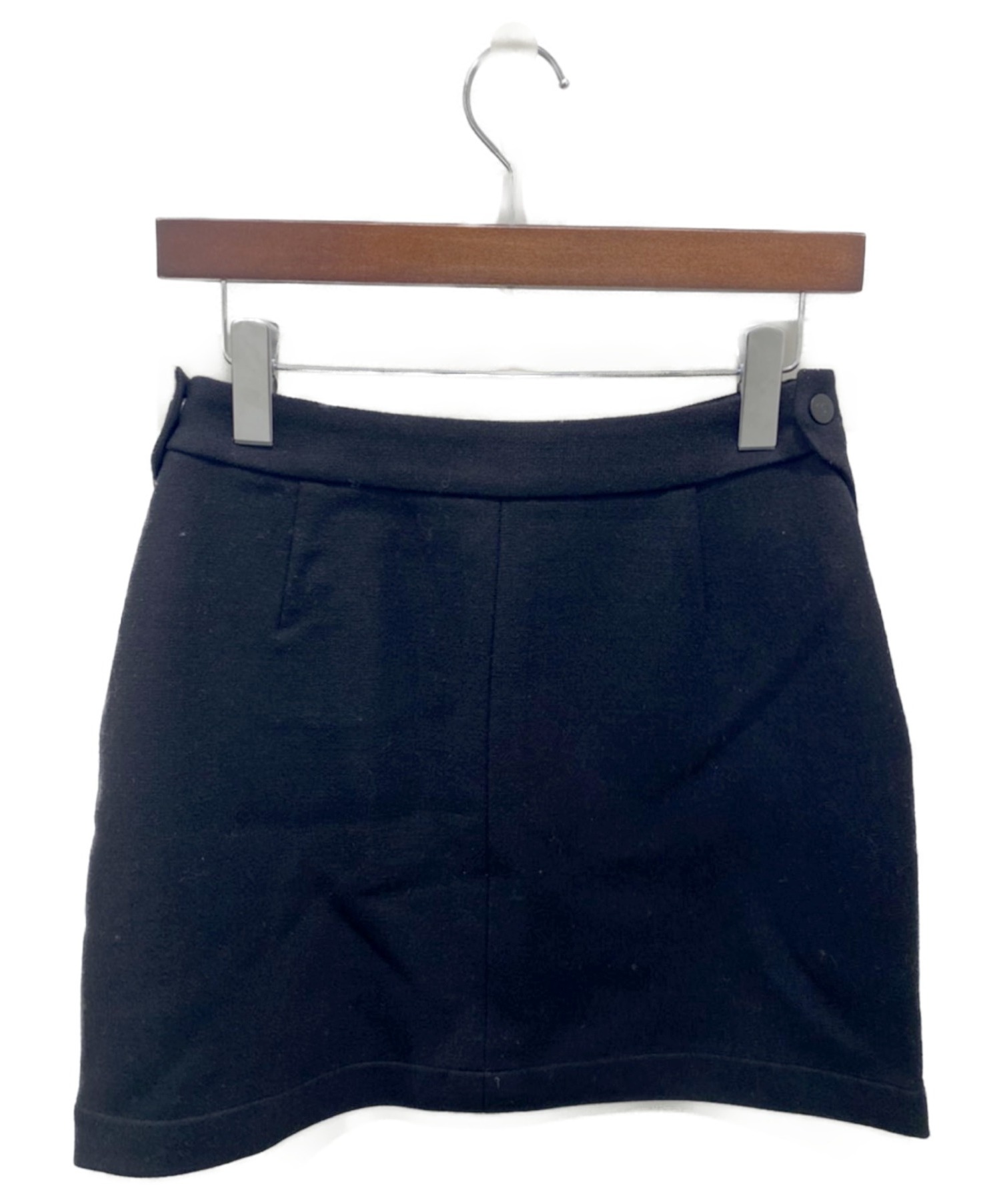 中古・古着通販】CHANEL (シャネル) ミニスカート ブラック サイズ:36  