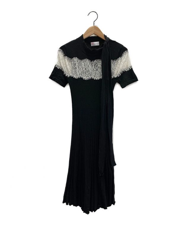 中古・古着通販】RED VALENTINO (レッドヴァレンティノ) レースニット  