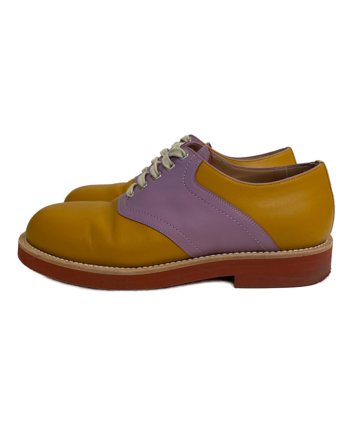 中古・古着通販】MARNI (マルニ) レザーシューズ ライトブラウン 