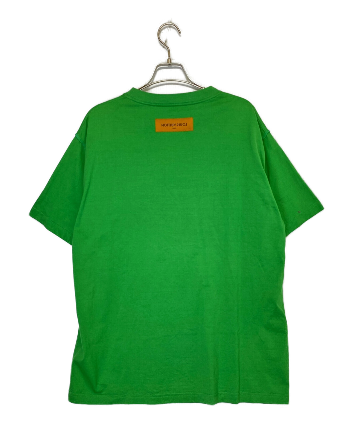 LOUIS VUITTON (ルイ ヴィトン) エンボスTシャツ グリーン サイズ:XL