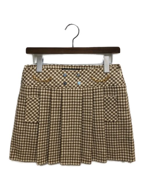 中古・古着通販】GUCCI (グッチ) ミニスカート ブラウン サイズ:40  