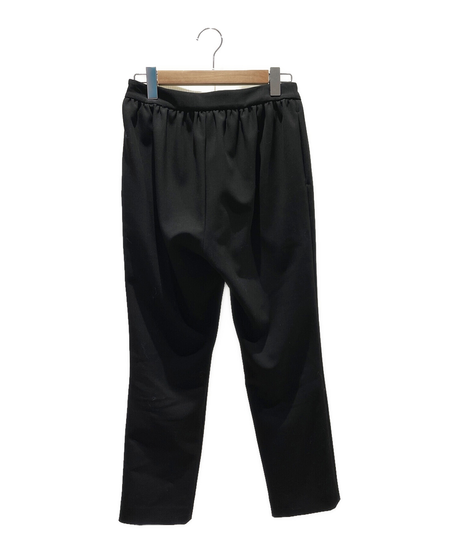 美品♡yoko chan ヨーコチャン♡ハイウェストギャザーパンツ　ブラック36 ハイウエストギャザーパンツ – YOKO CHAN