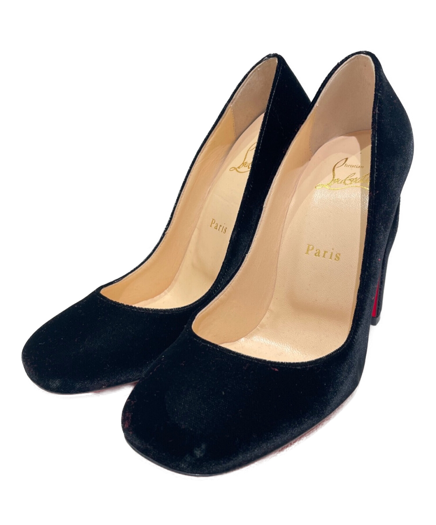 Christian Louboutin 黒 ミュール❤️ルブタン❤️