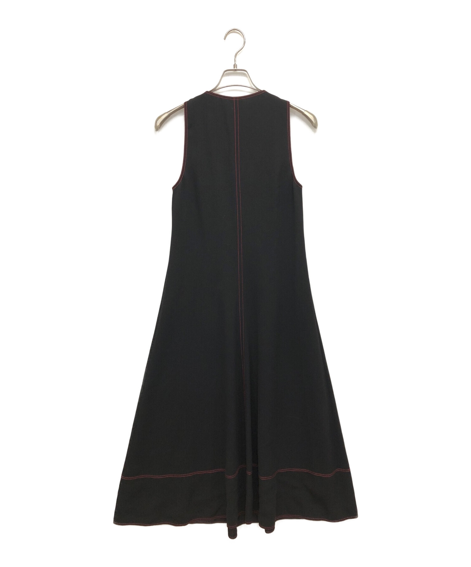 中古・古着通販】JOSEPH (ジョゼフ) ノースリーブワンピース ブラック 