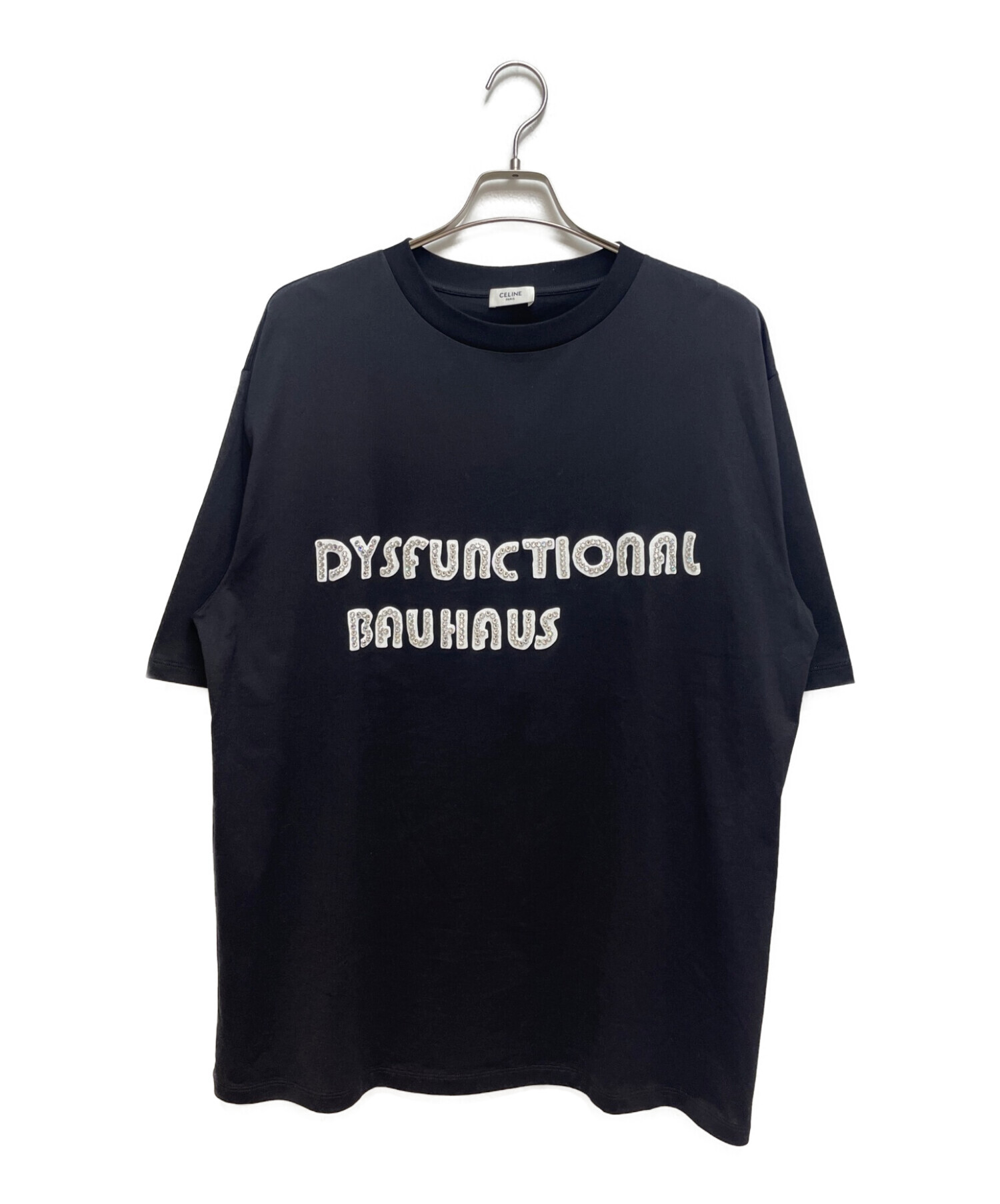 CELINE (セリーヌ) DYSFUNCTIONAL Tシャツ ブラック サイズ:XS
