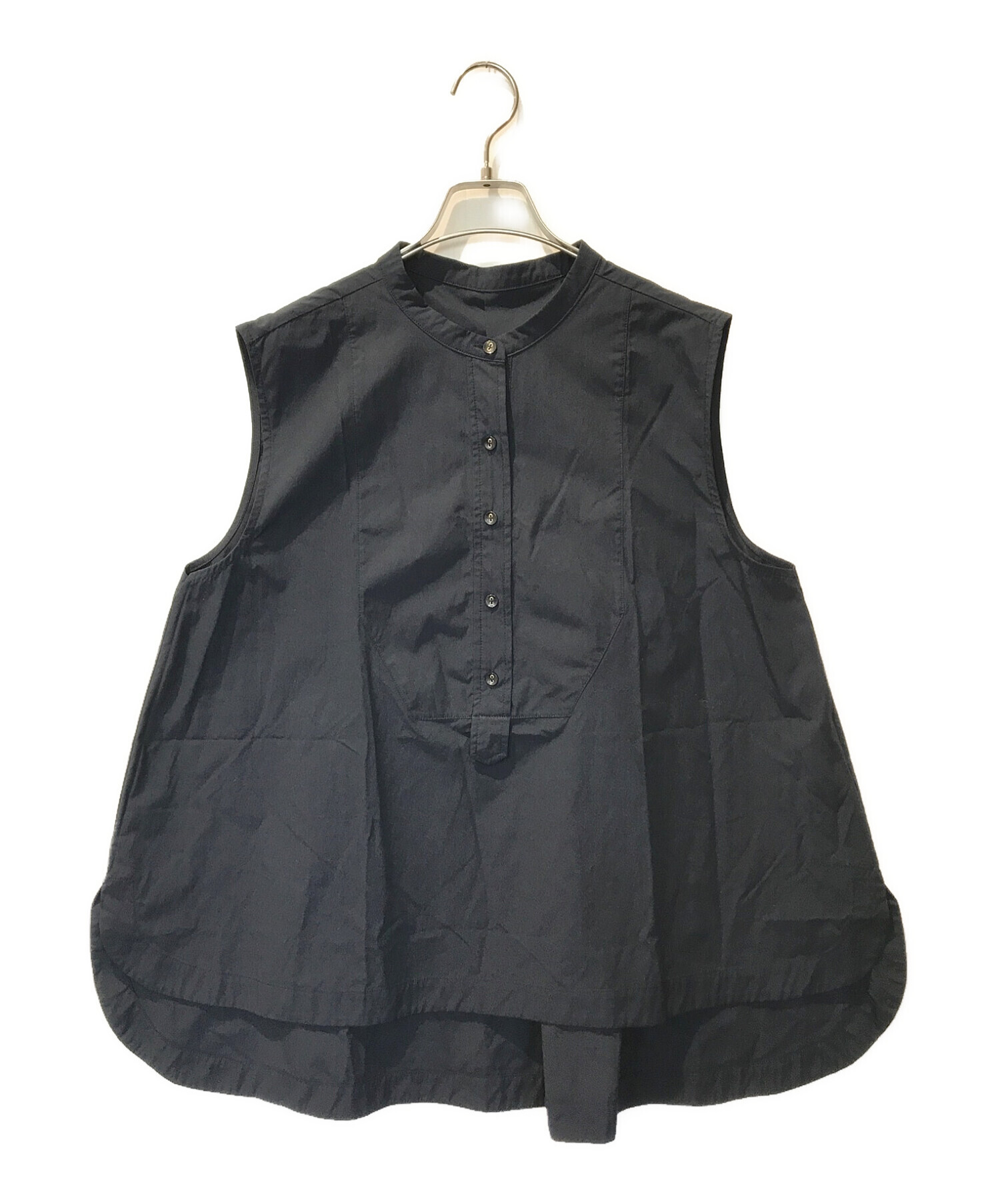 MACHATT ブラックノースリーブチュニック MACHATT ブラックノースリーブチュニック MACHATT ブラック