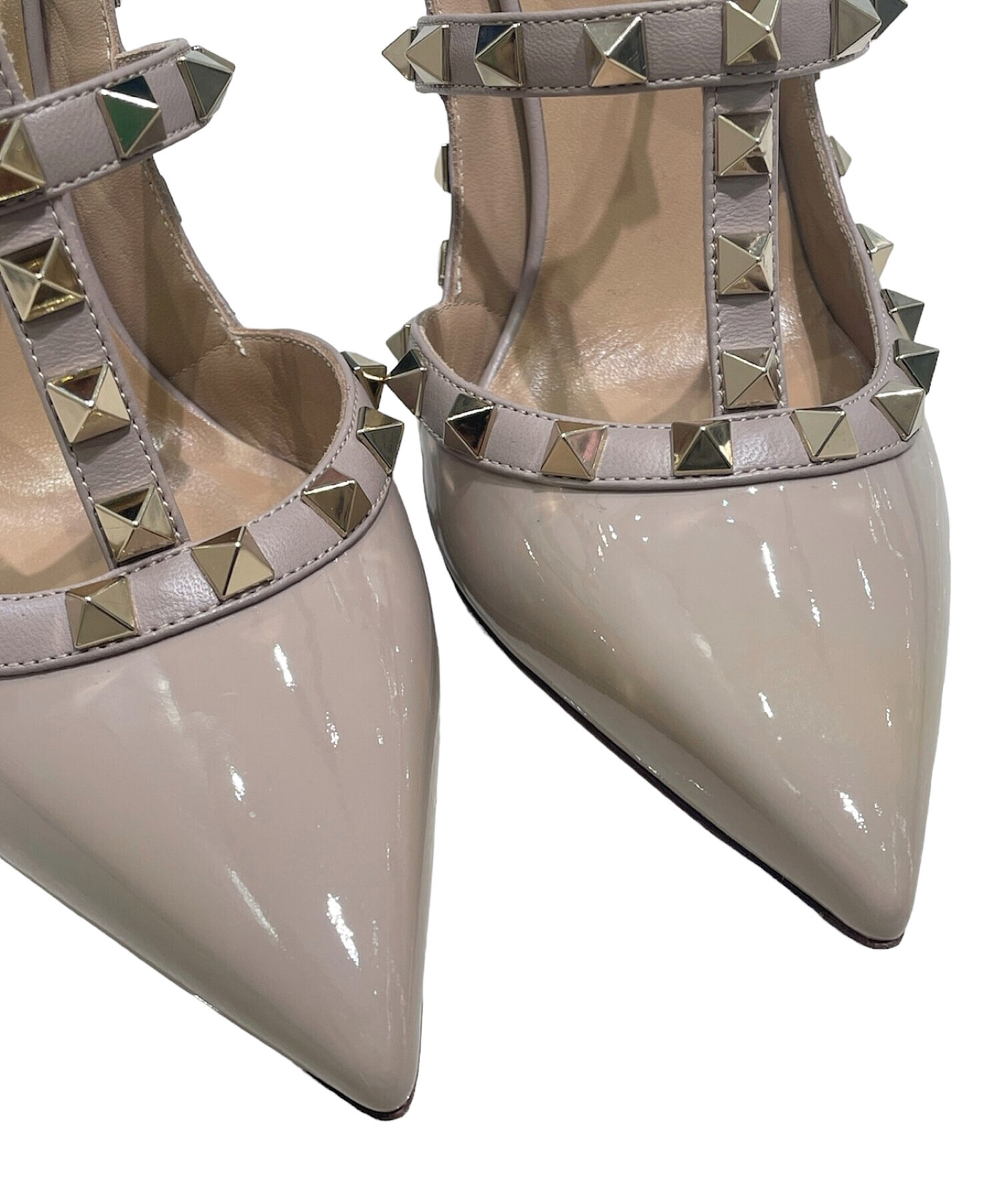 中古・古着通販】VALENTINO (ヴァレンティノ) ロックスタッズ エナメル 