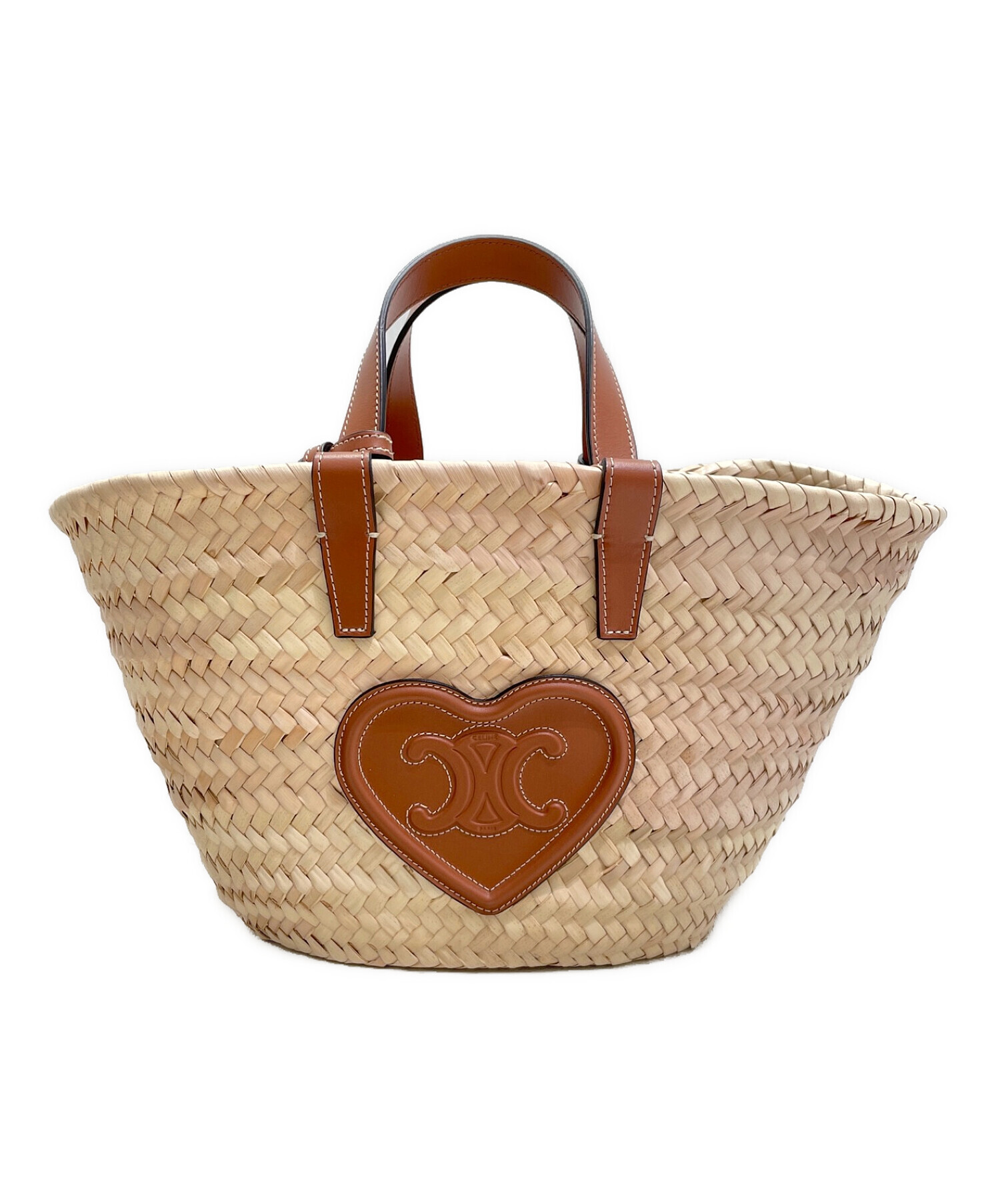 値下げ】CELINE かごバッグ ハート パニエ 愛らしい CELINE かご 値下げ】CELINE かごバッグ ハート パニエ 愛らしい CELINE かご