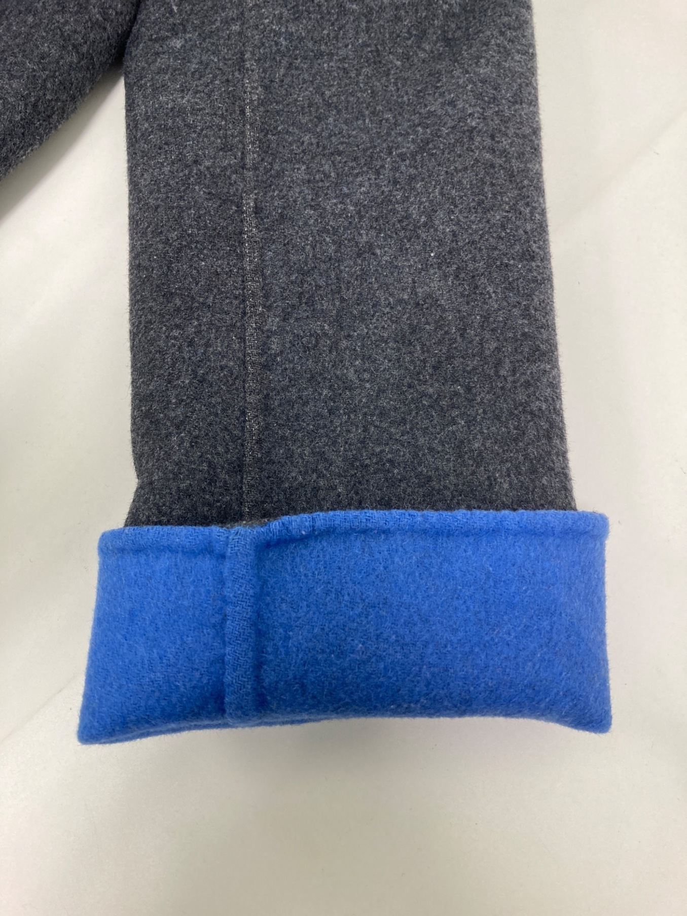 中古・古着通販】ENFOLD (エンフォルド) ウールリバーノーカラーコート 