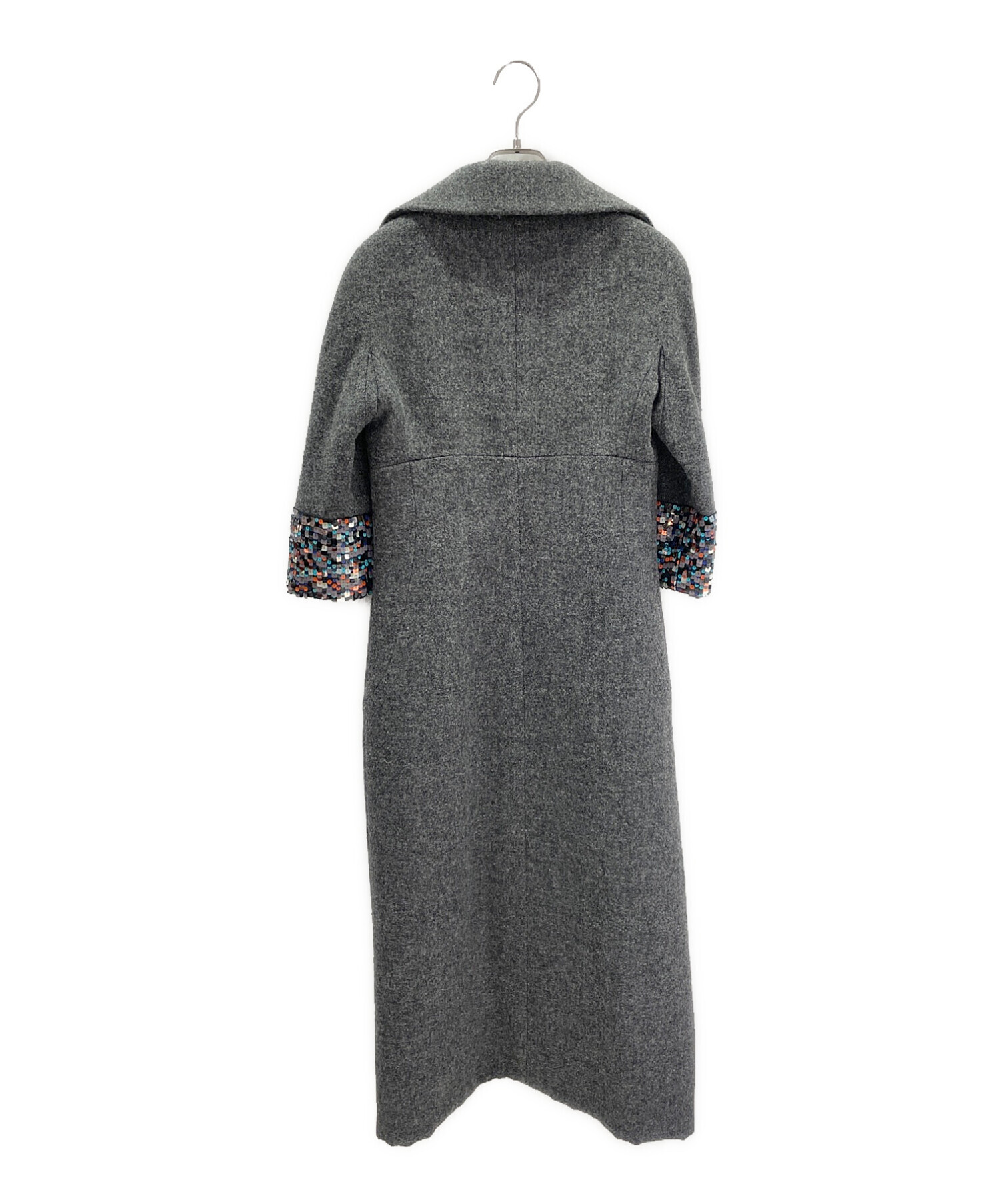 中古・古着通販】CHANEL (シャネル) ウールコート グレー サイズ:34 
