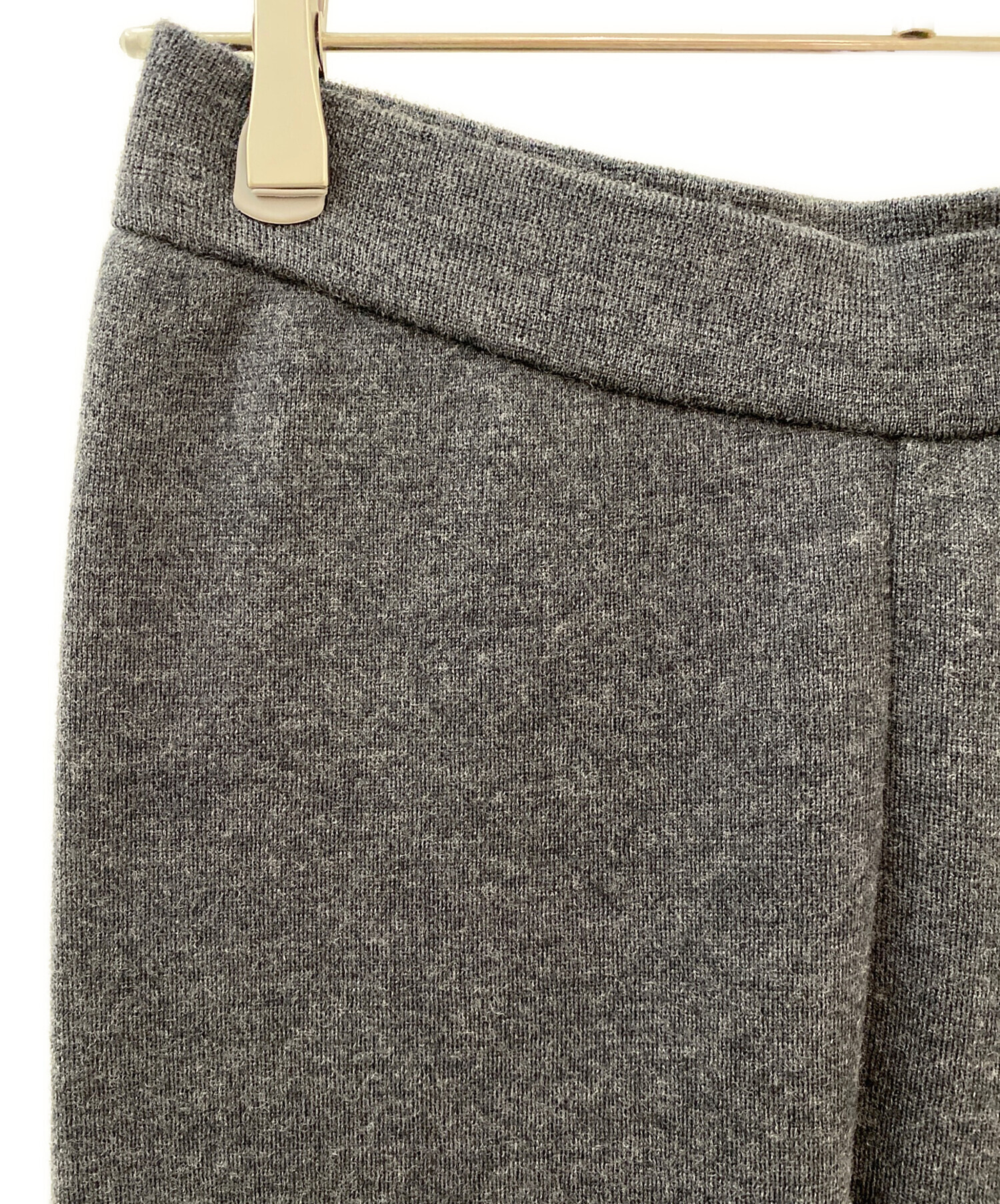 Deuxieme Classe スムースニットパンツグレーサイズ36