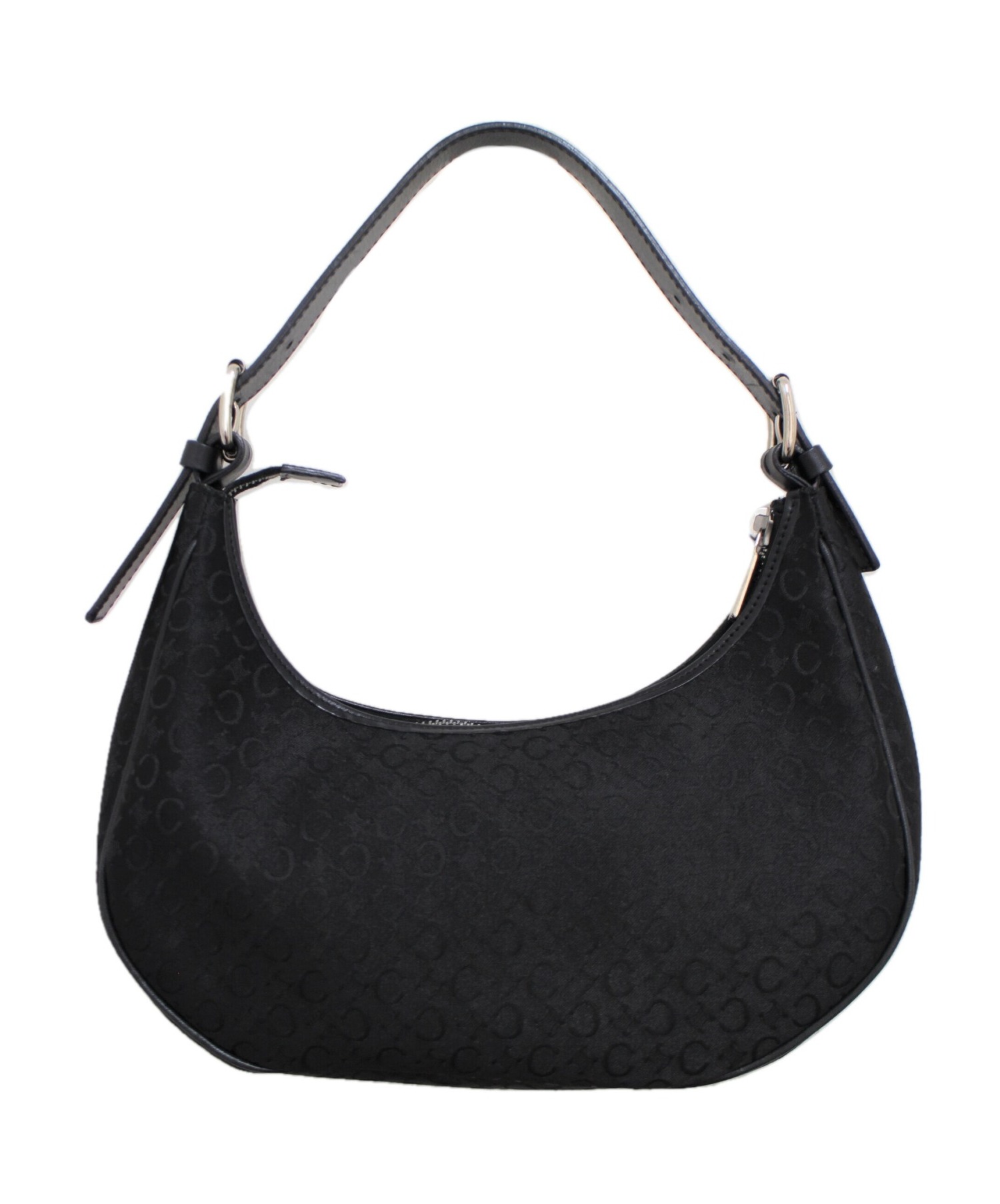 CELINE Cマカダム ワンショルダーバッグ ハンドバッグ スウェード 