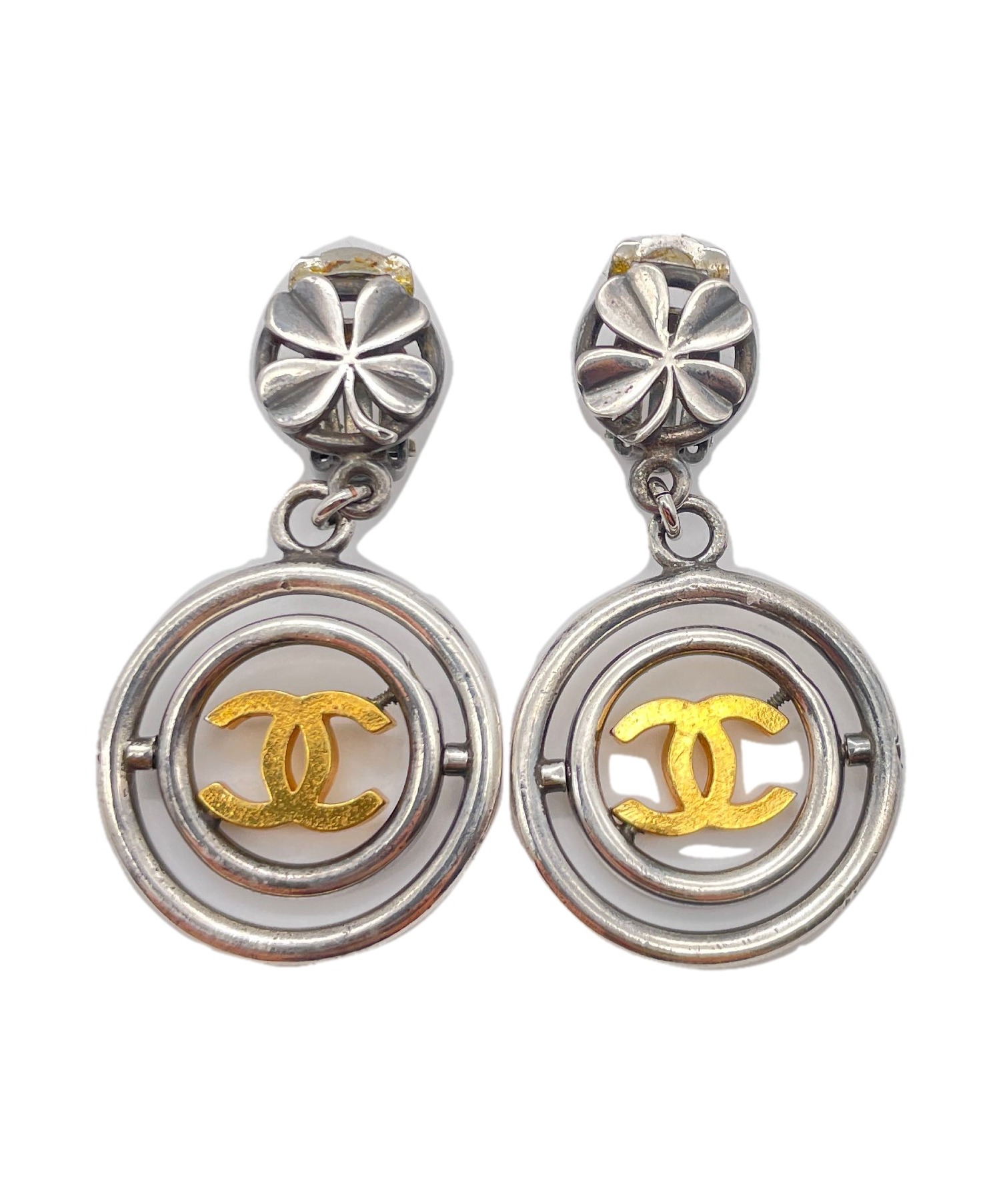 中古・古着通販】CHANEL (シャネル) クローバーブランコココマーク 