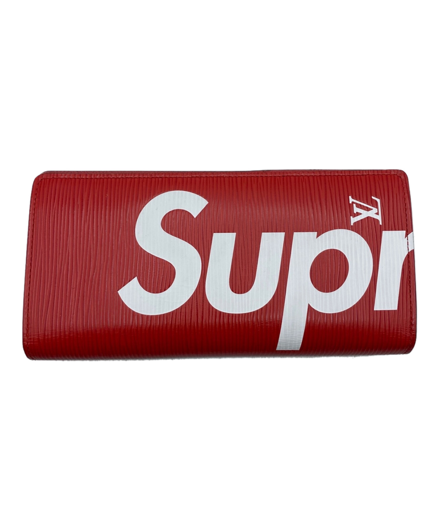 SUPREME × LOUIS VUITTON (シュプリーム × ルイ ヴィトン) 長財布 レッド サイズ:-