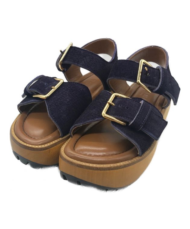 中古・古着通販】MARNI (マルニ) ウッドソールプラットフォーム 