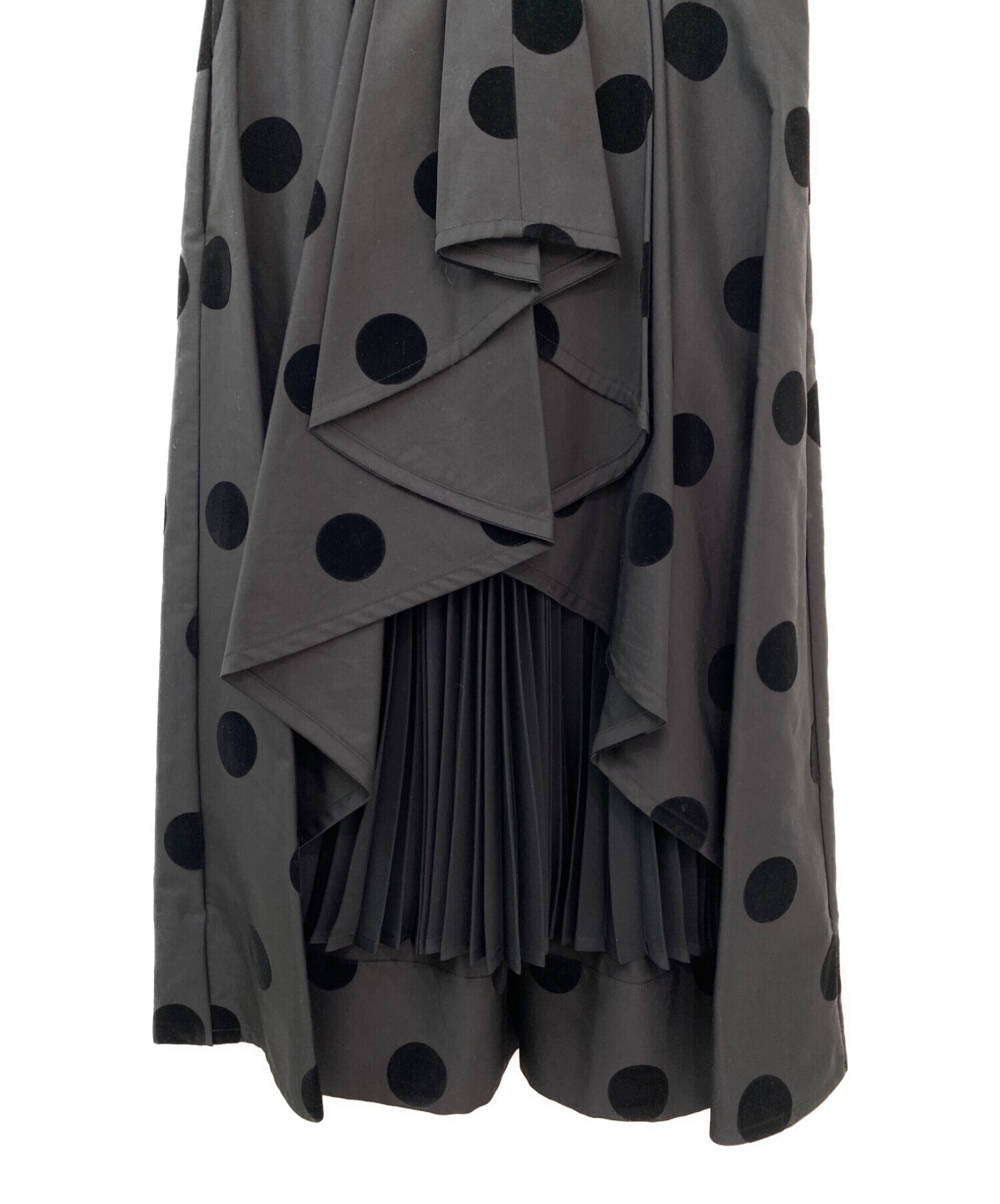 中古・古着通販】SHE TOKYO (シートーキョー) kelly dot タックフレア  