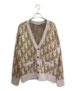 中古・古着通販】Dior (ディオール) オブリーク総柄カーディガン  