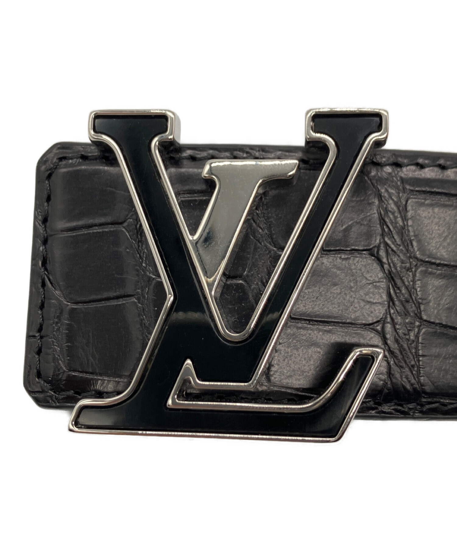 【美品】LOUIS VUITTON ラバーベルト 　 　ダミエ　ブラック 美品】LOUIS VUITTON ラバーベルト ダミエ ブラック LOUIS VUITTON