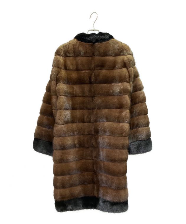 中古・古着通販】FENDI (フェンディ) ファーコート ブラウン サイズ:40 