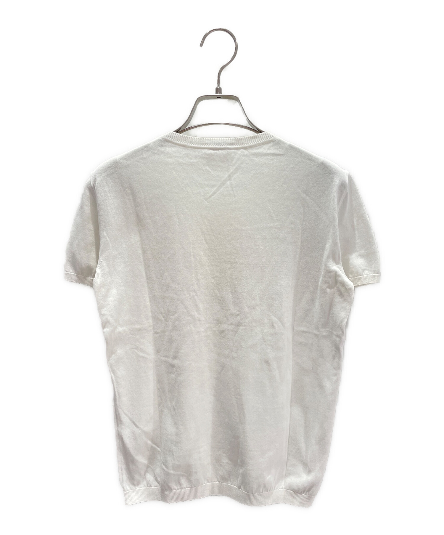 中古・古着通販】CHANEL (シャネル) サマーニット ホワイト サイズ:40  