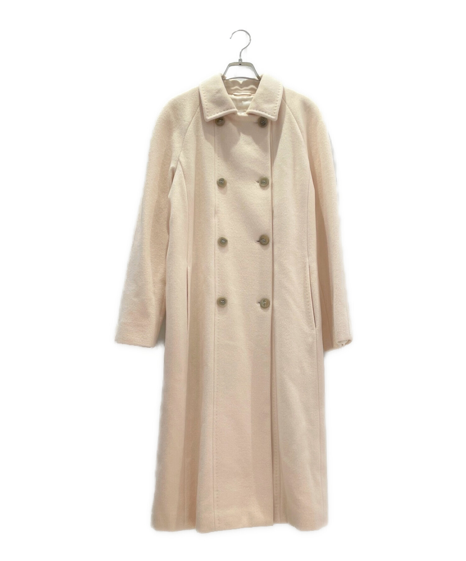 中古・古着通販】MaxMara (マックスマーラ) カシミヤ混ウールコート 