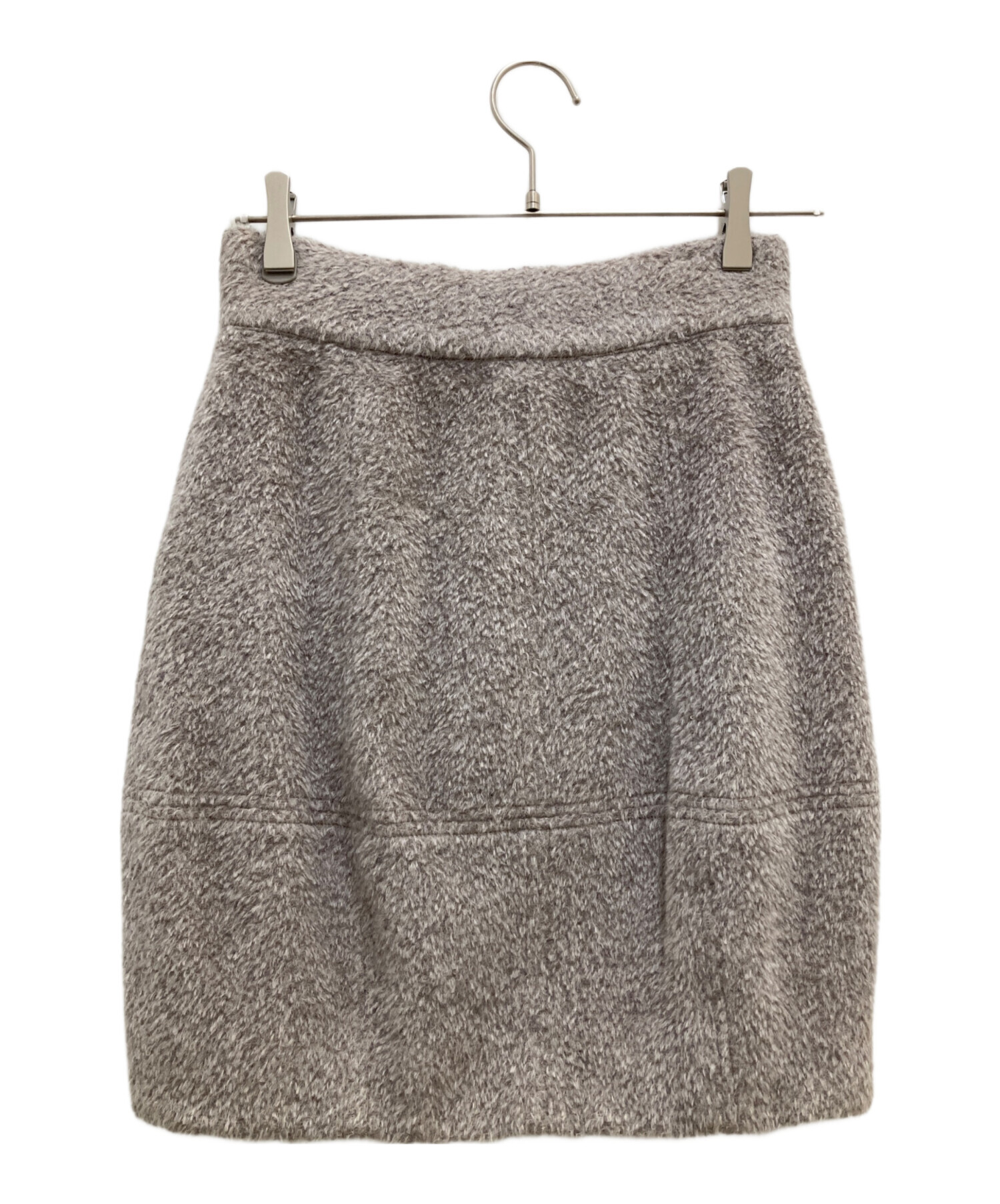 中古・古着通販】FENDI (フェンディ) ボアミニスカート ピンクベージュ  