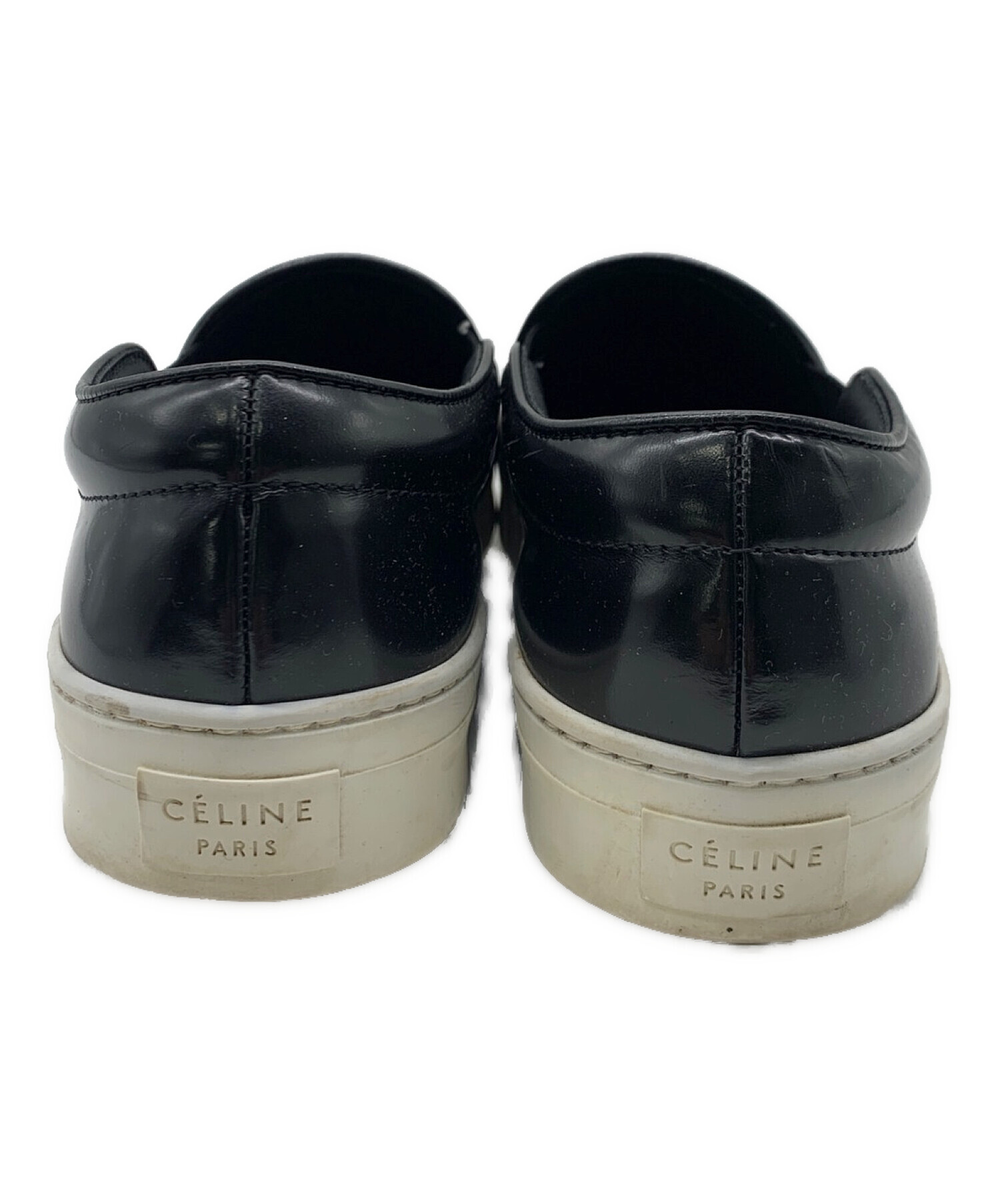 中古・古着通販】CELINE (セリーヌ) レザーフリンジスリッポン 