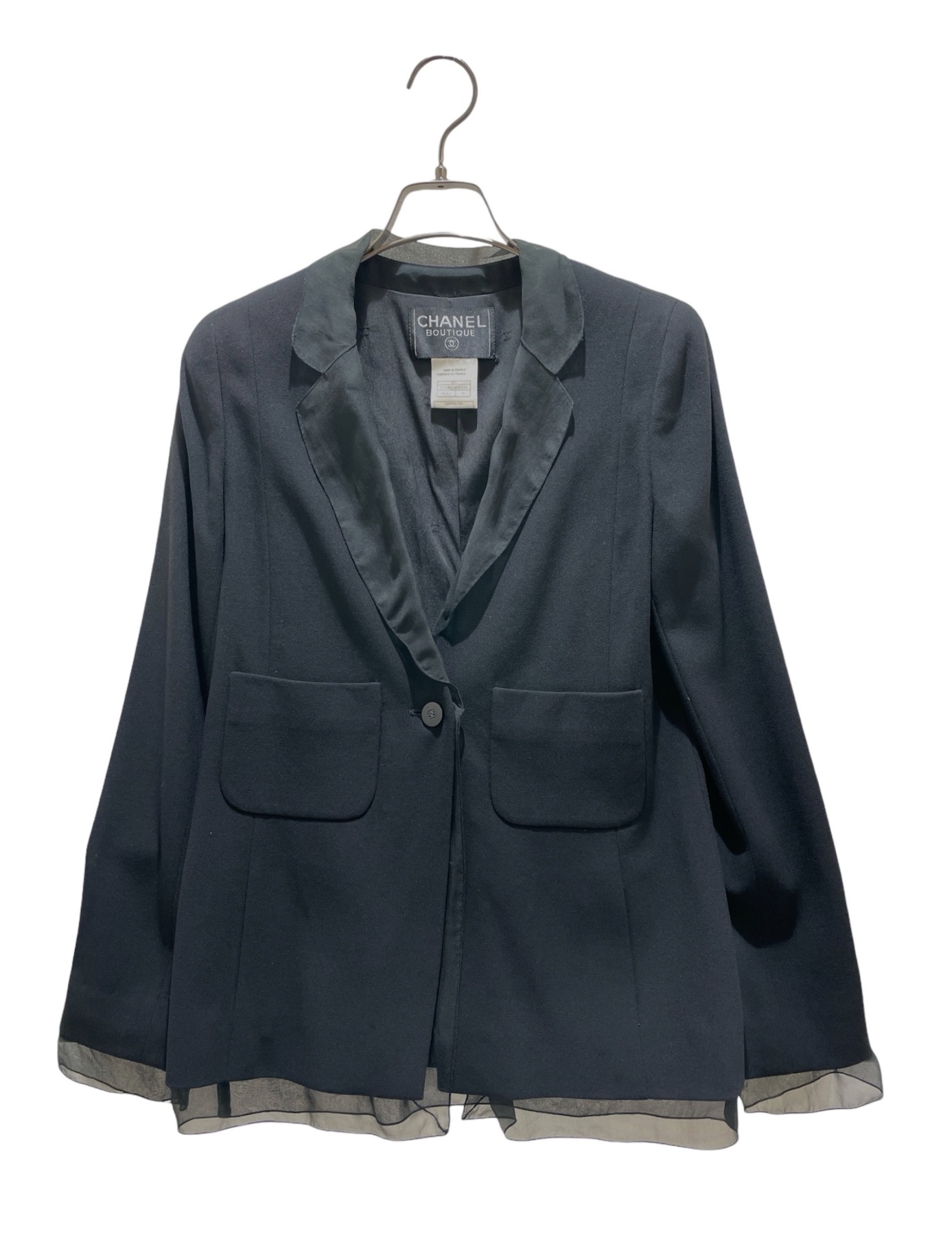 中古・古着通販】CHANEL (シャネル) セットアップスーツ ブラック  
