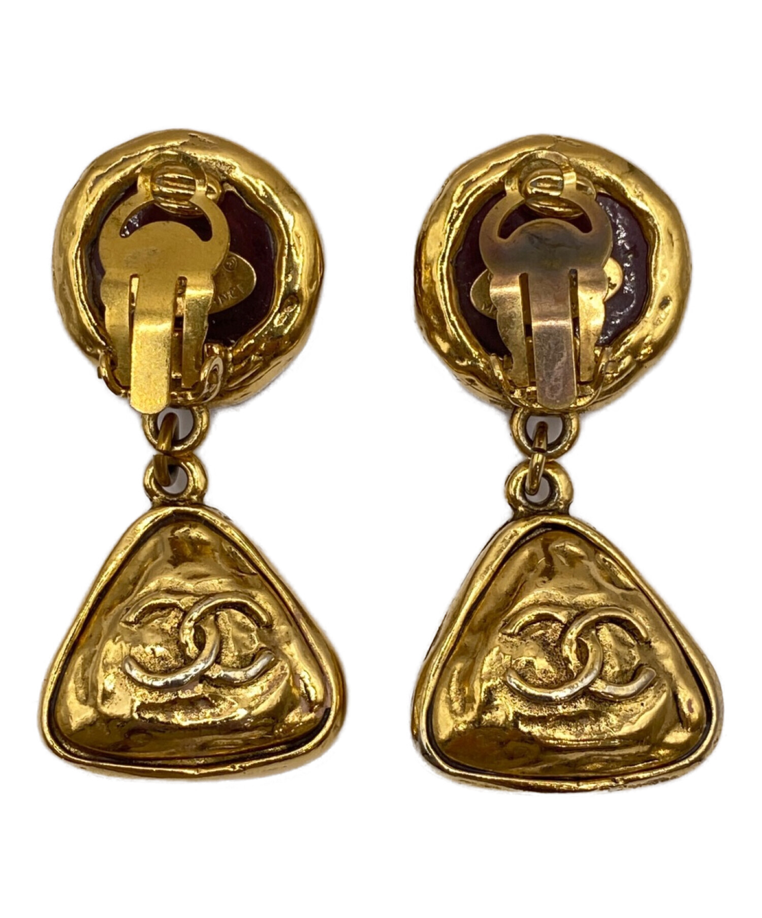 中古・古着通販】CHANEL (シャネル) グリポアトライアングルココマーク 
