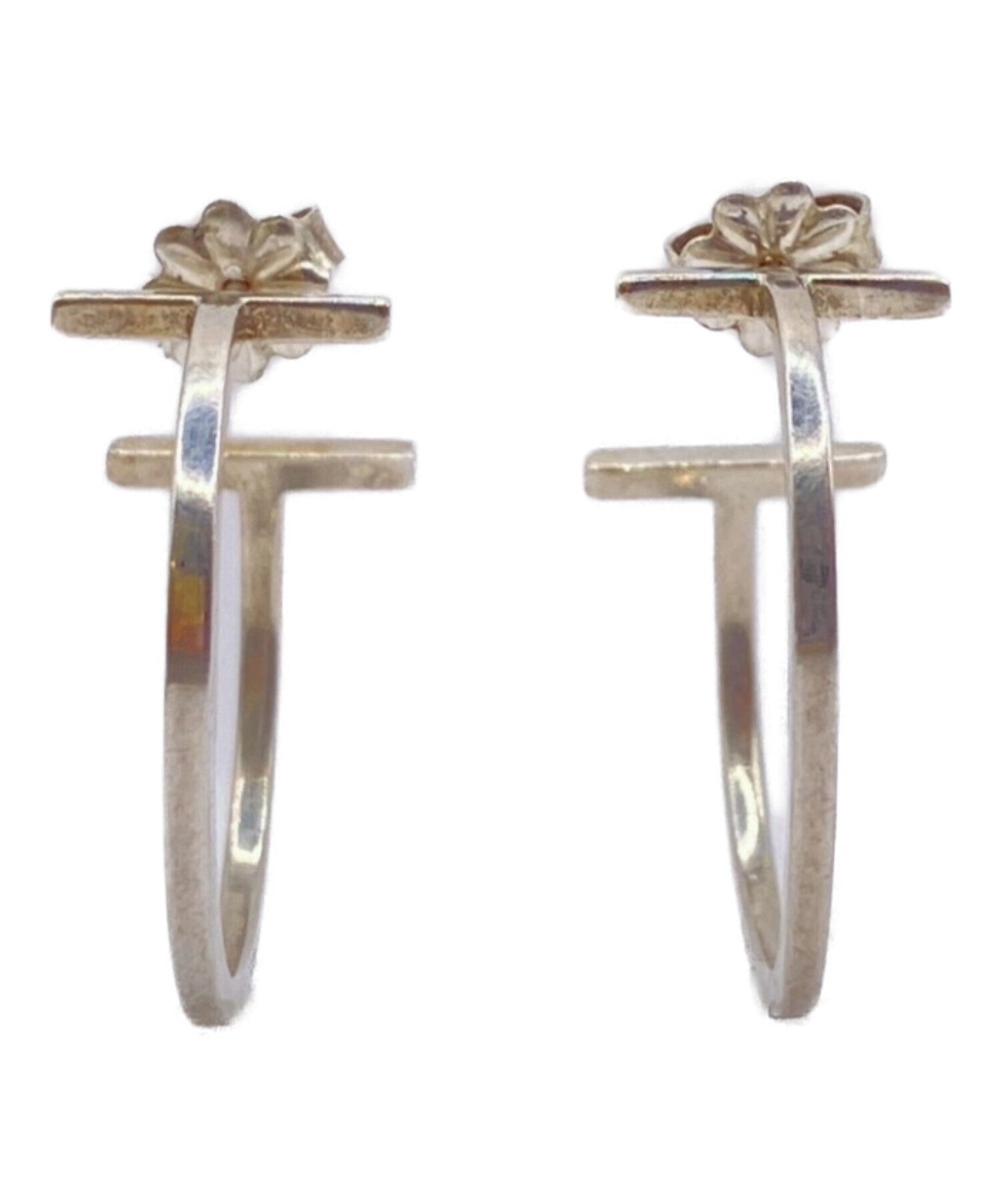 TIFFANY 無き &Co. Tフープピアス
