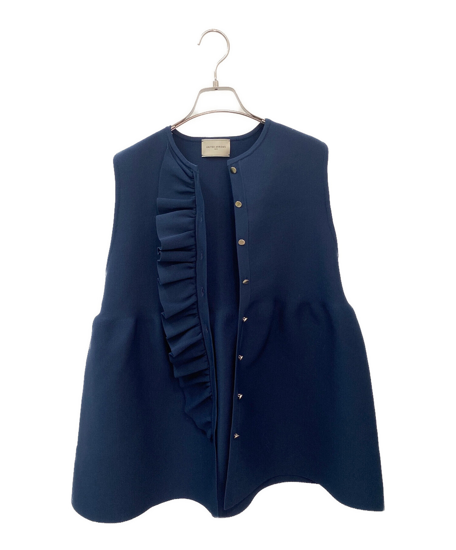 中古・古着通販】UNITED ARROWS (ユナイテッドアローズ) フリルニット 
