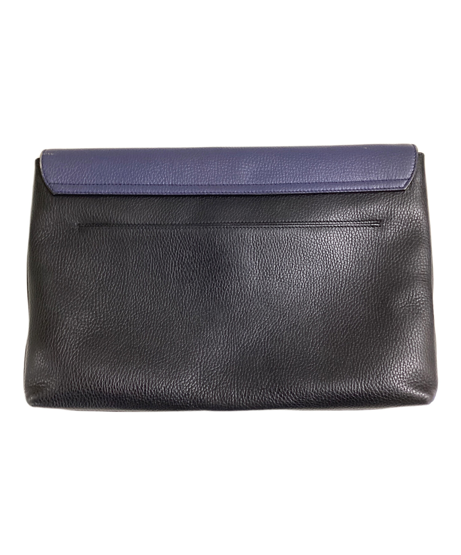 中古・古着通販】GUCCI (グッチ) クラッチバッグ ネイビー×ブラック 