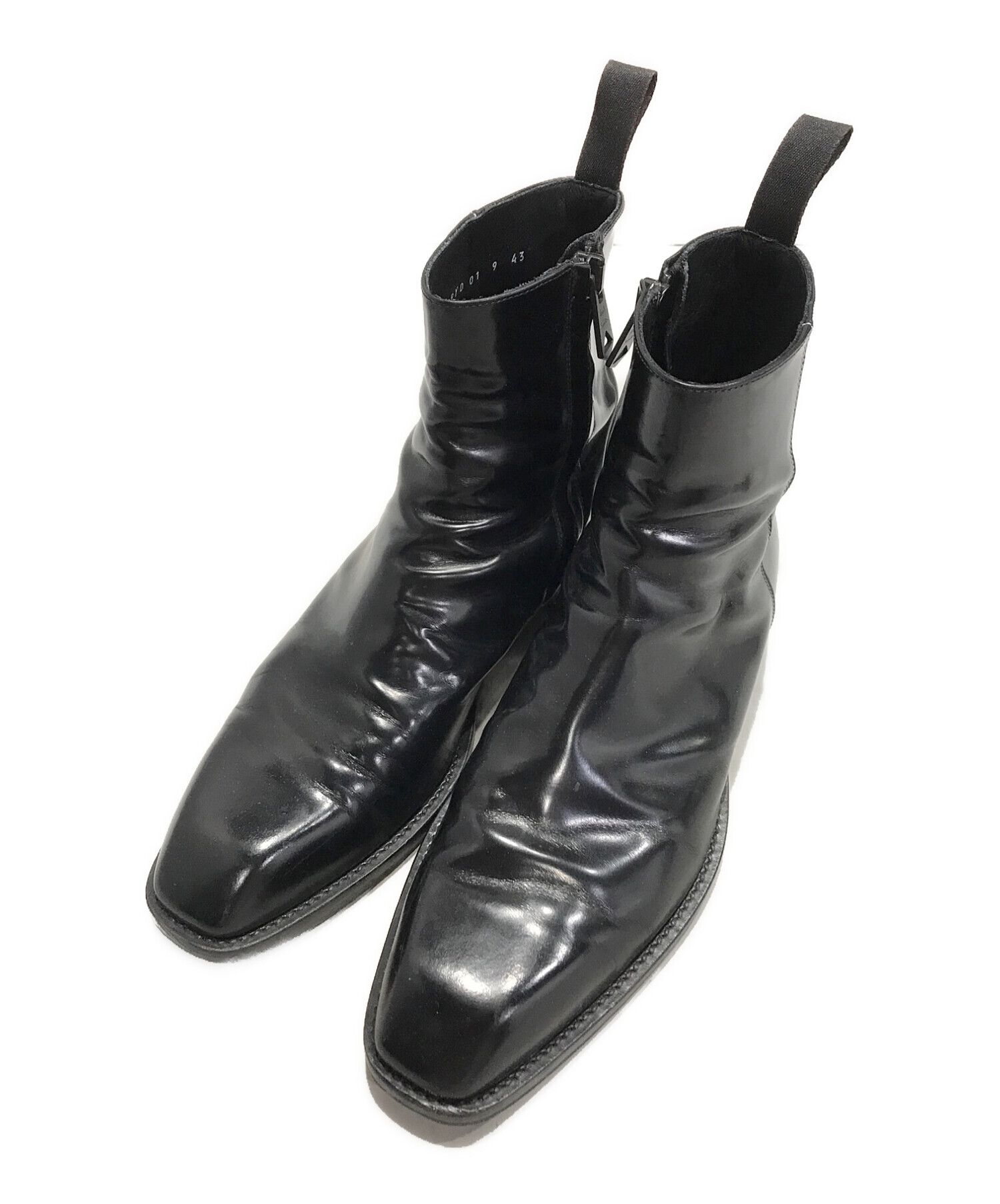 中古・古着通販】PAUL SMITH (ポールスミス) レザーサイドジップブーツ 