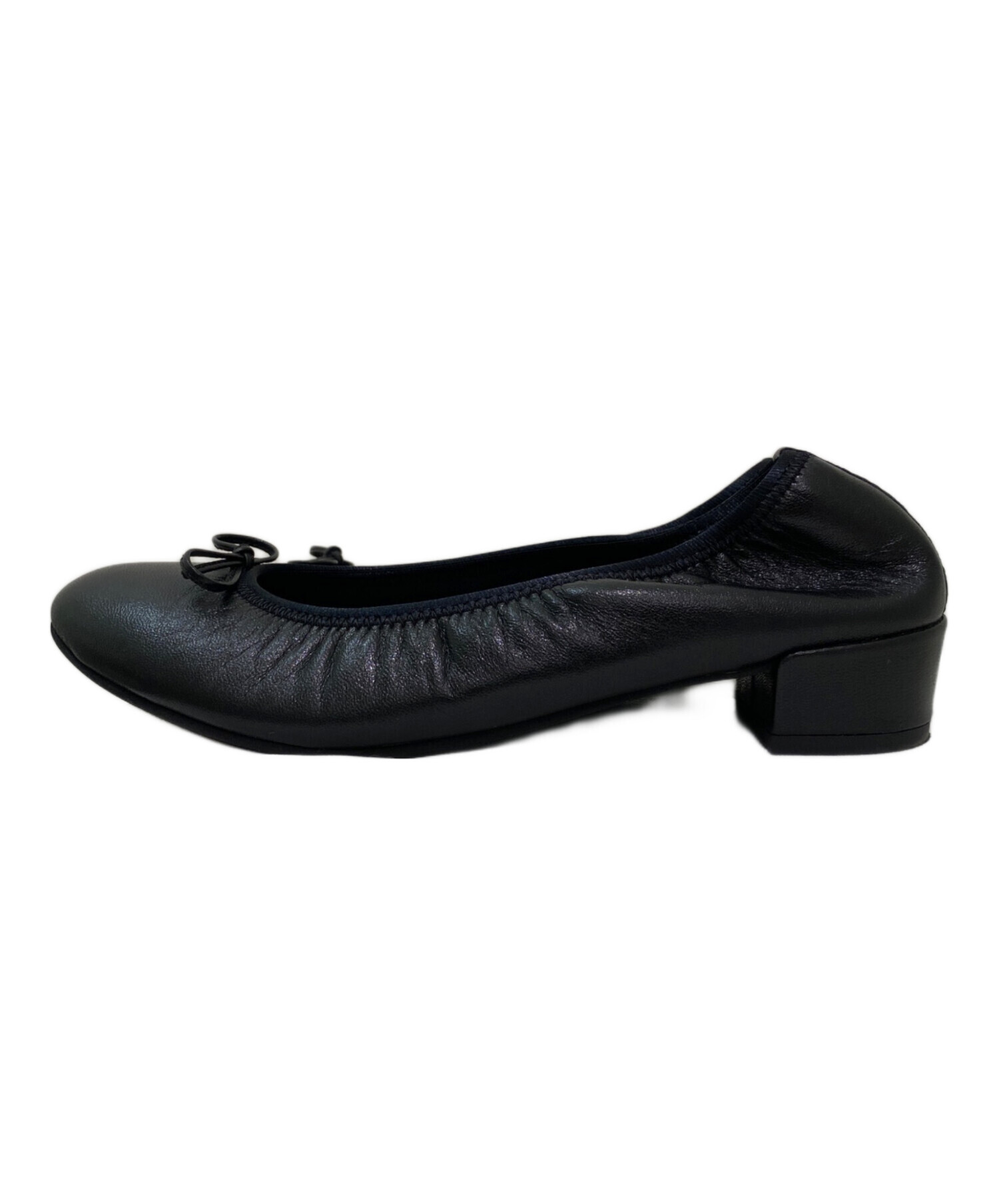 中古・古着通販】kurun (クルン) バレエシューズ ブラック サイズ:24 1 