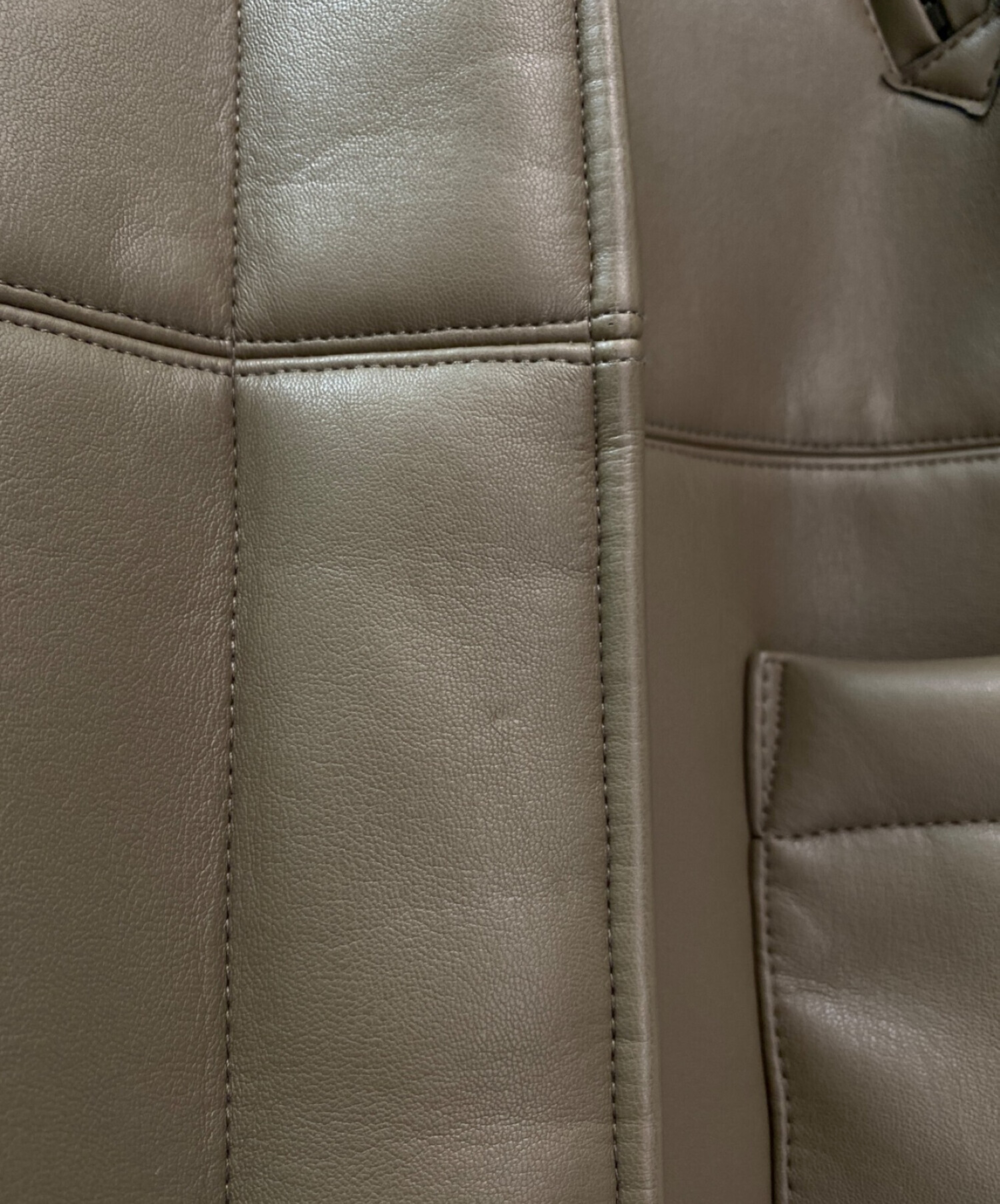 【超美品】Think Fur Eco Leather Raglan Jacket