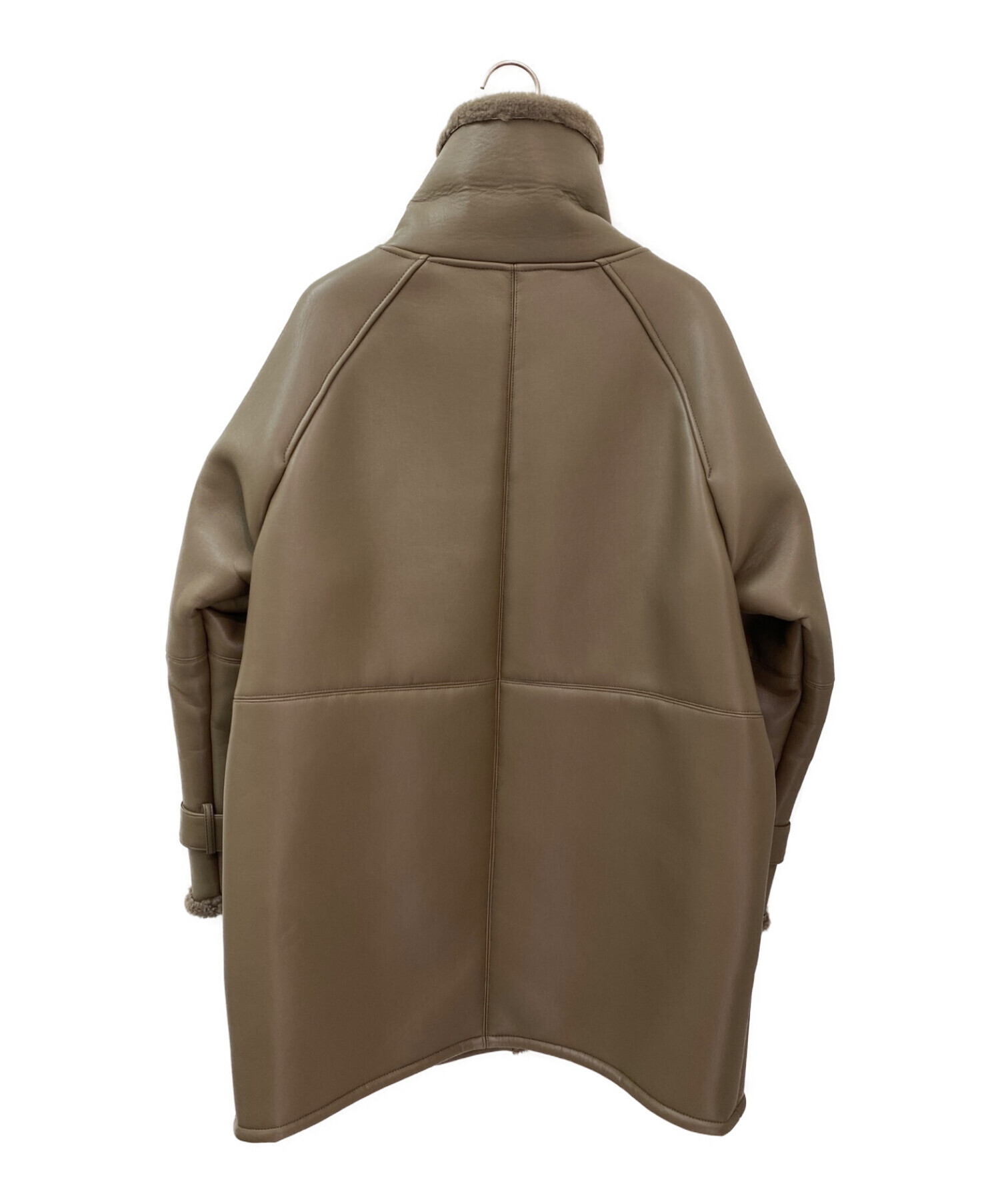 【超美品】Think Fur Eco Leather Raglan Jacket