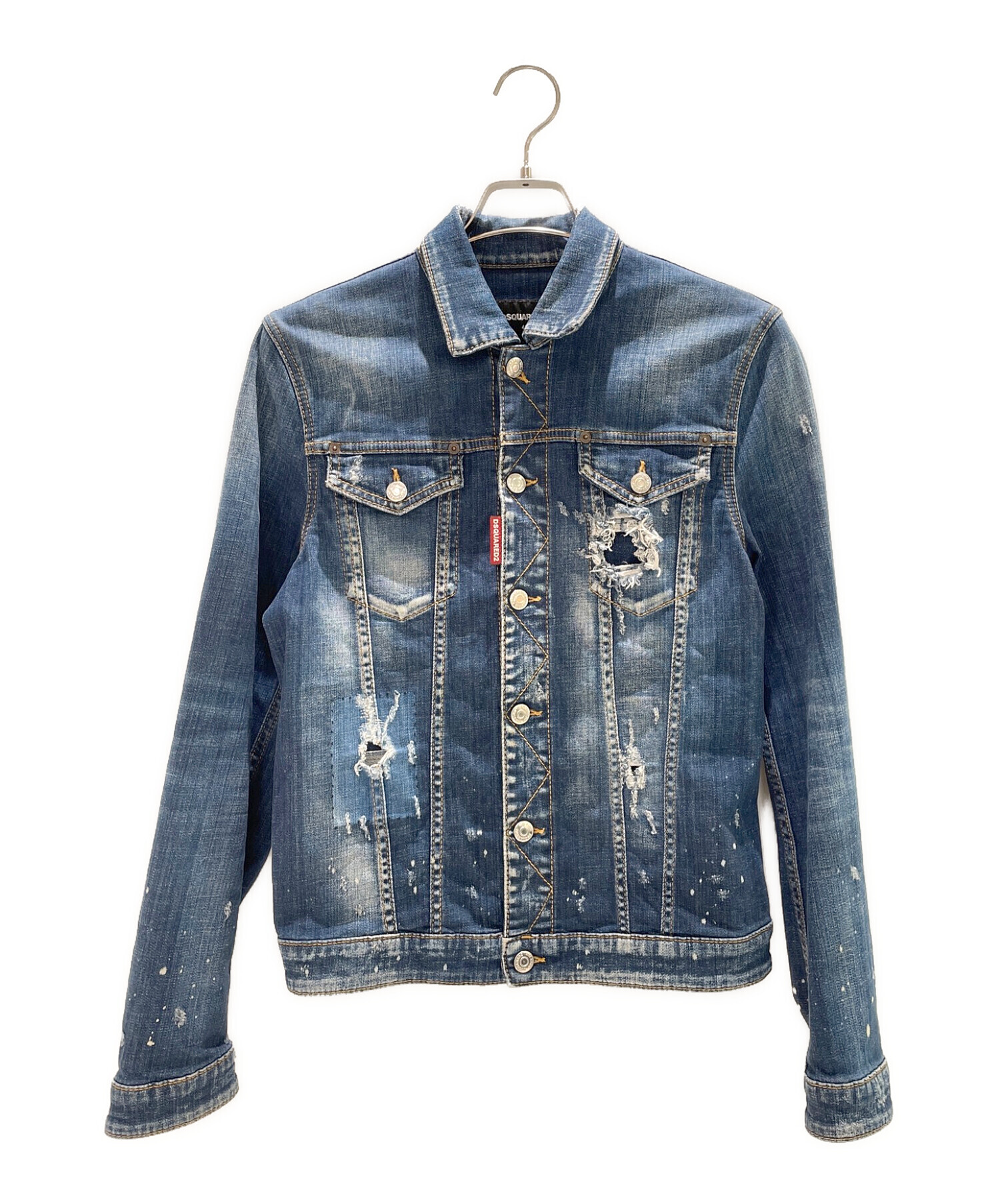 中古・古着通販】DSQUARED2 (ディースクエアード) ダメージ加工 