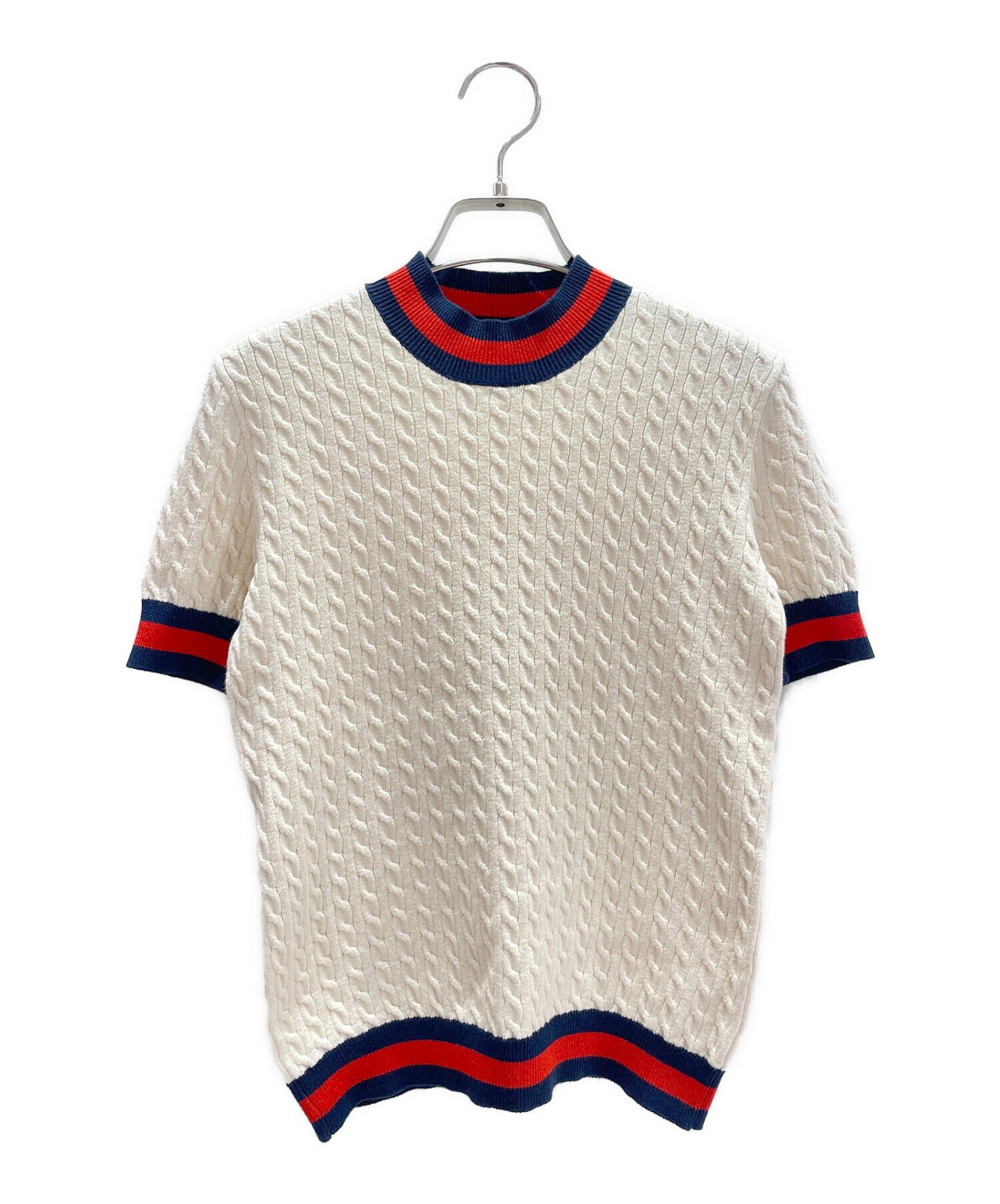 みえこ★クリーニング済　GUCCI　半袖ニット　サイズS みえこ☆クリーニング済 GUCCI 半袖ニット サイズS みえこ