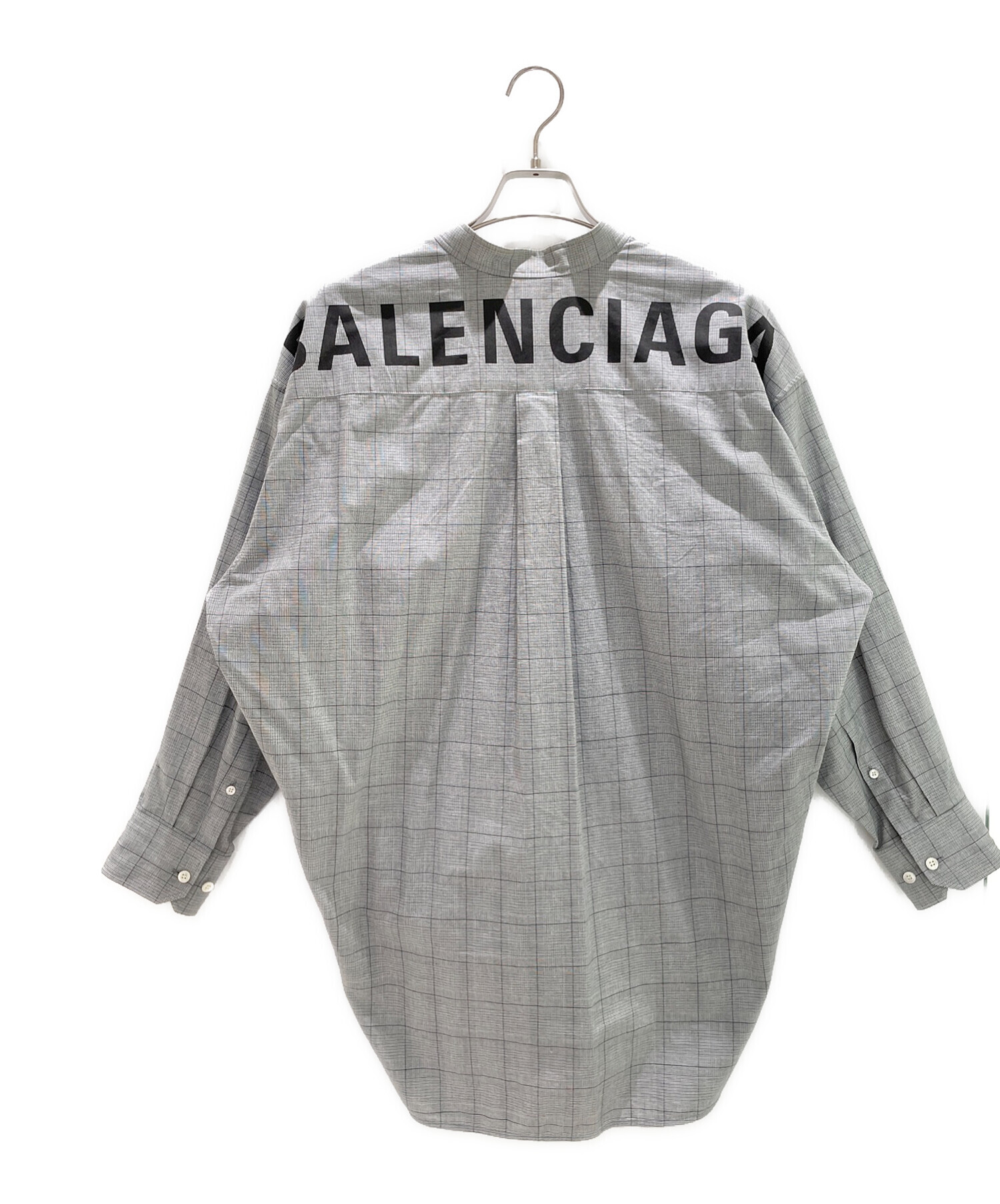 BALENCIAGA (バレンシアガ) ニュースウィングシャツ ライトグレー サイズ:34