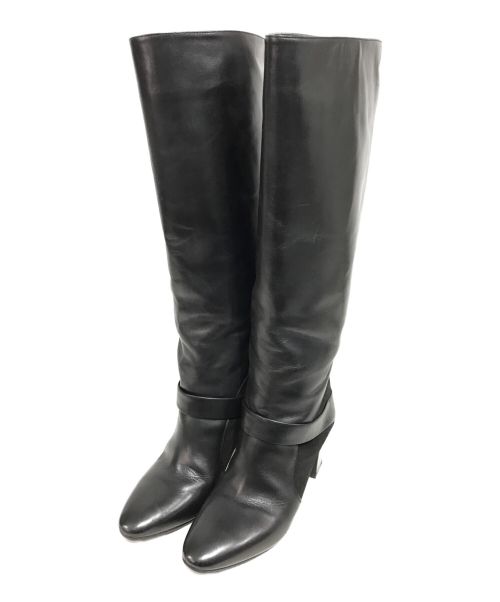 中古・古着通販】Chloe (クロエ) ロングブーツ ブラック サイズ:36 