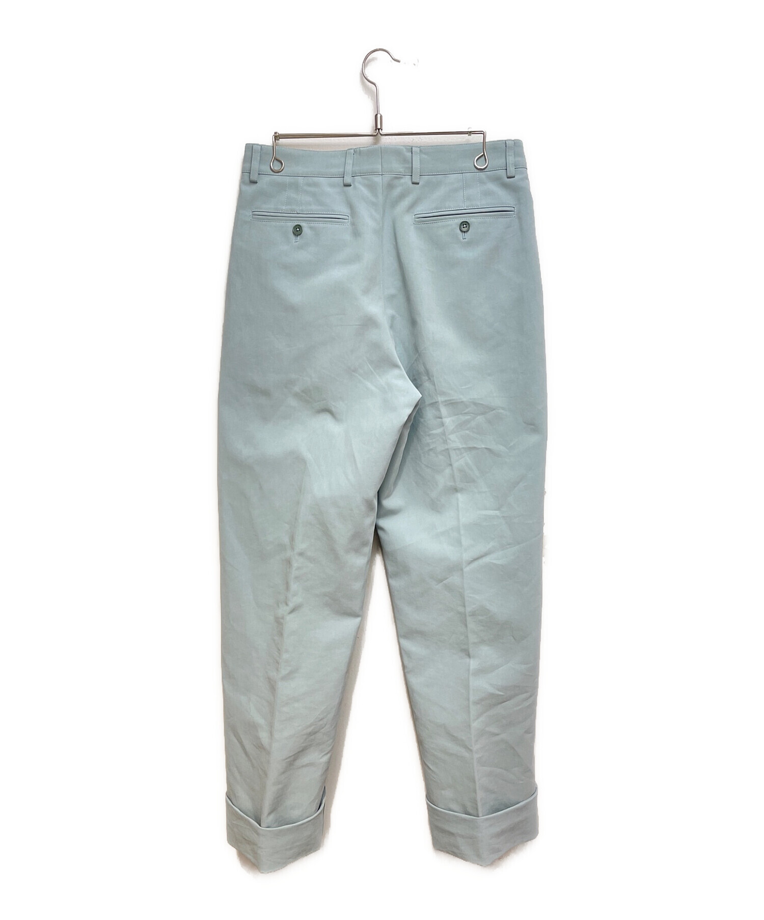 中古・古着通販】HERMES (エルメス) ツータックワイドテーパード