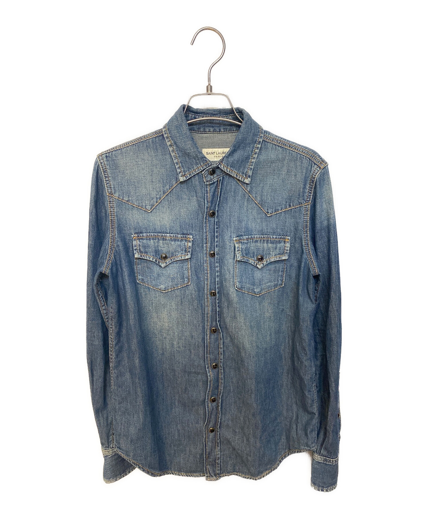 Saint Laurent Paris シャツ 忌まわしい 497526 
