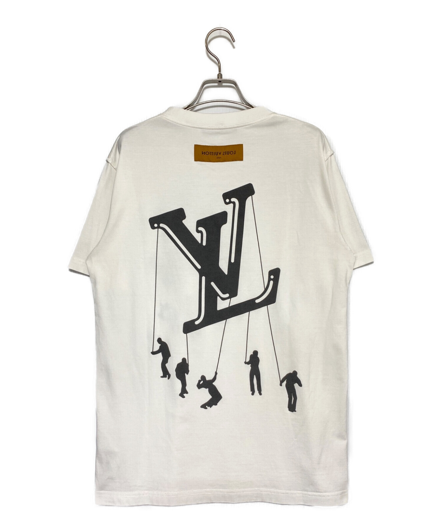 LOUIS VUITTON (ルイ ヴィトン) フロウティングプリントTシャツ ホワイト サイズ:L