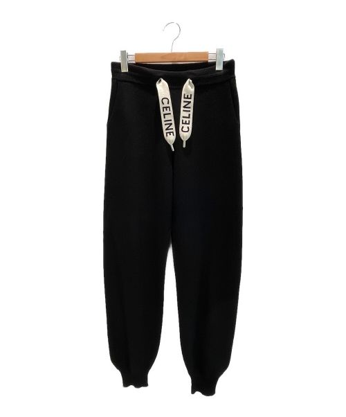 中古・古着通販】CELINE (セリーヌ) カシミアニットパンツ ブラック 
